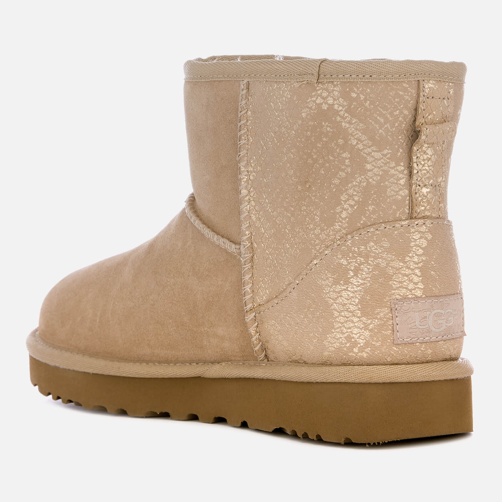 Classic mini metallic snake hotsell boot ugg