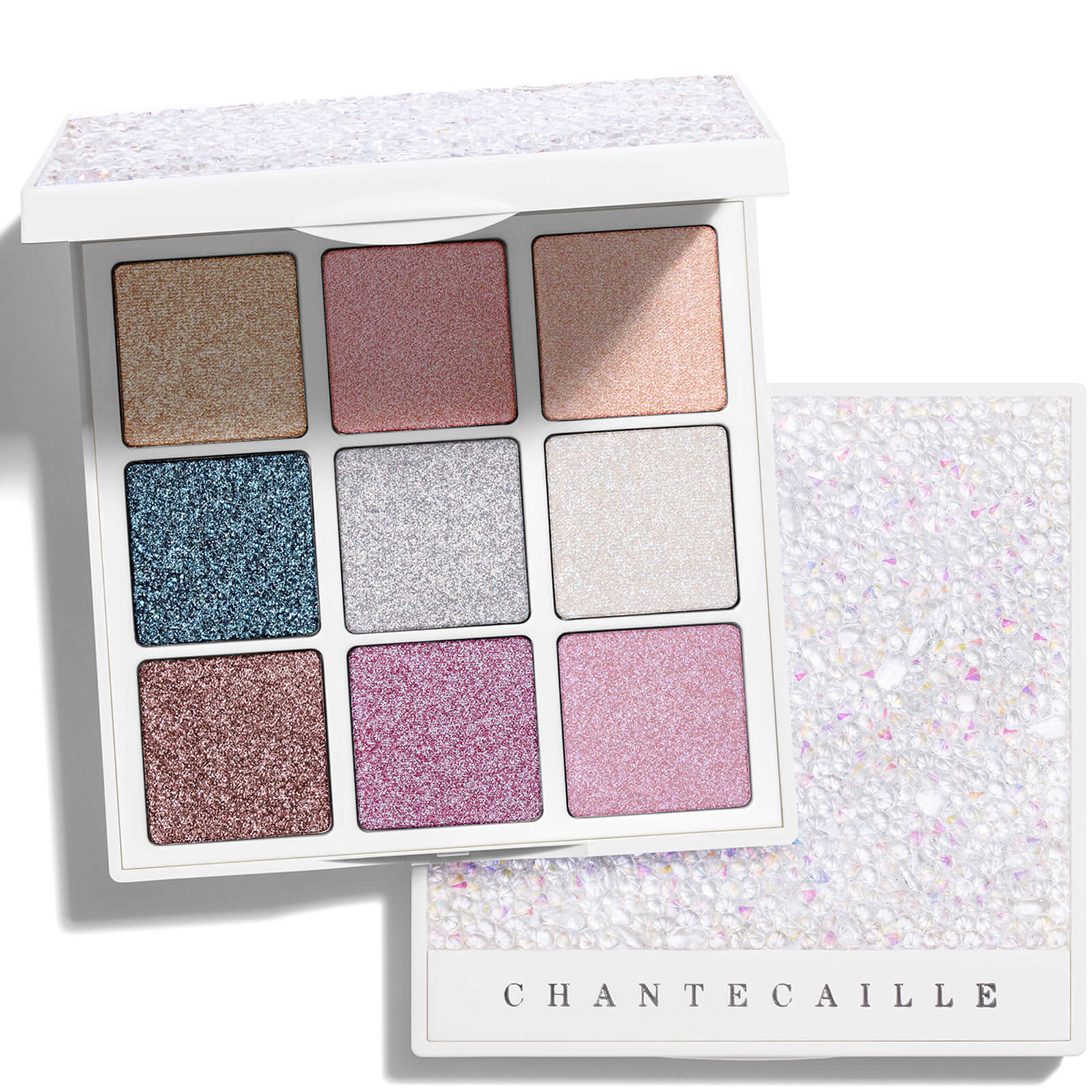 Chantecaille Polar Ice Eye Palette: 9 Shades - Sparkly, Frosty and Shimmery