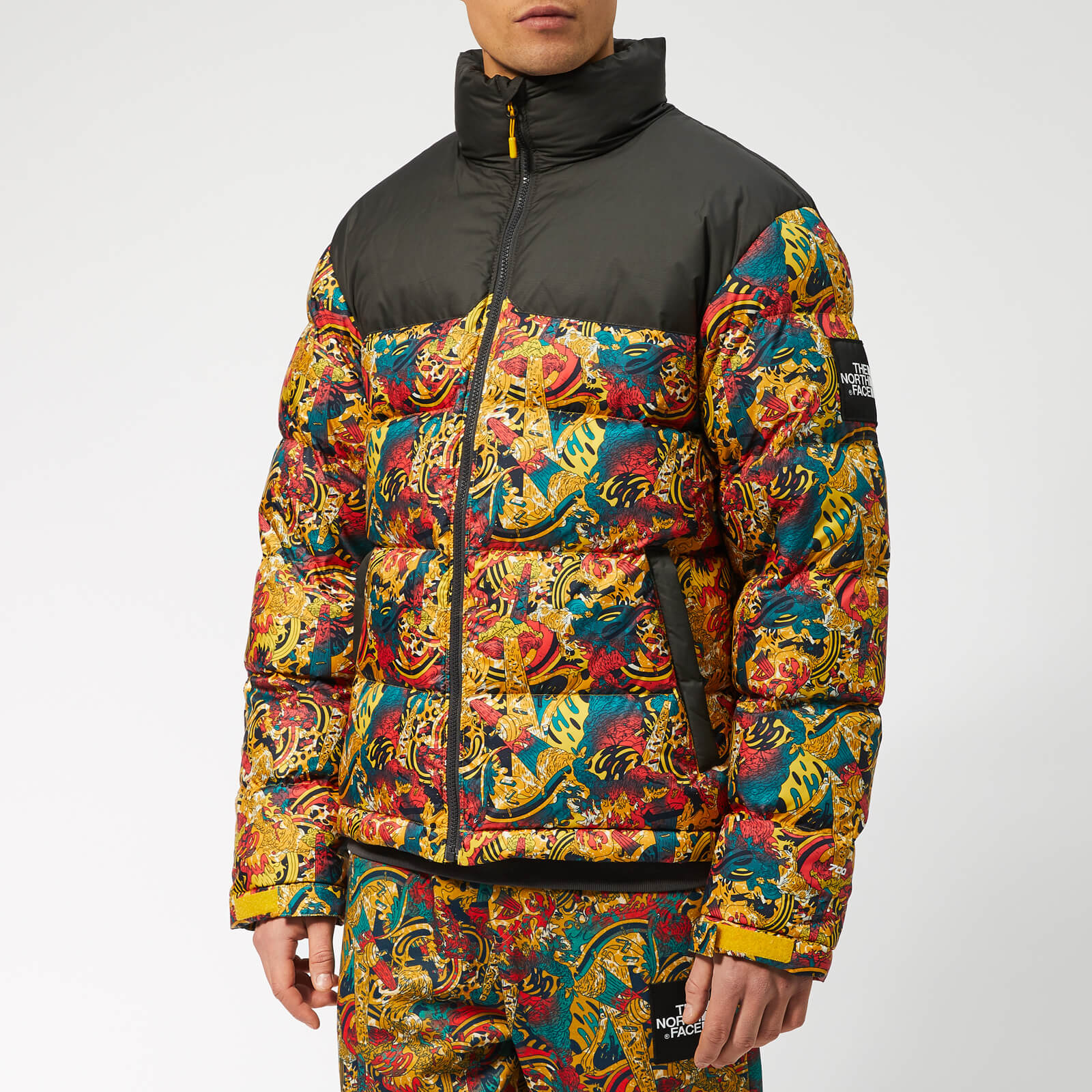 North face nuptse leopard new arrivals