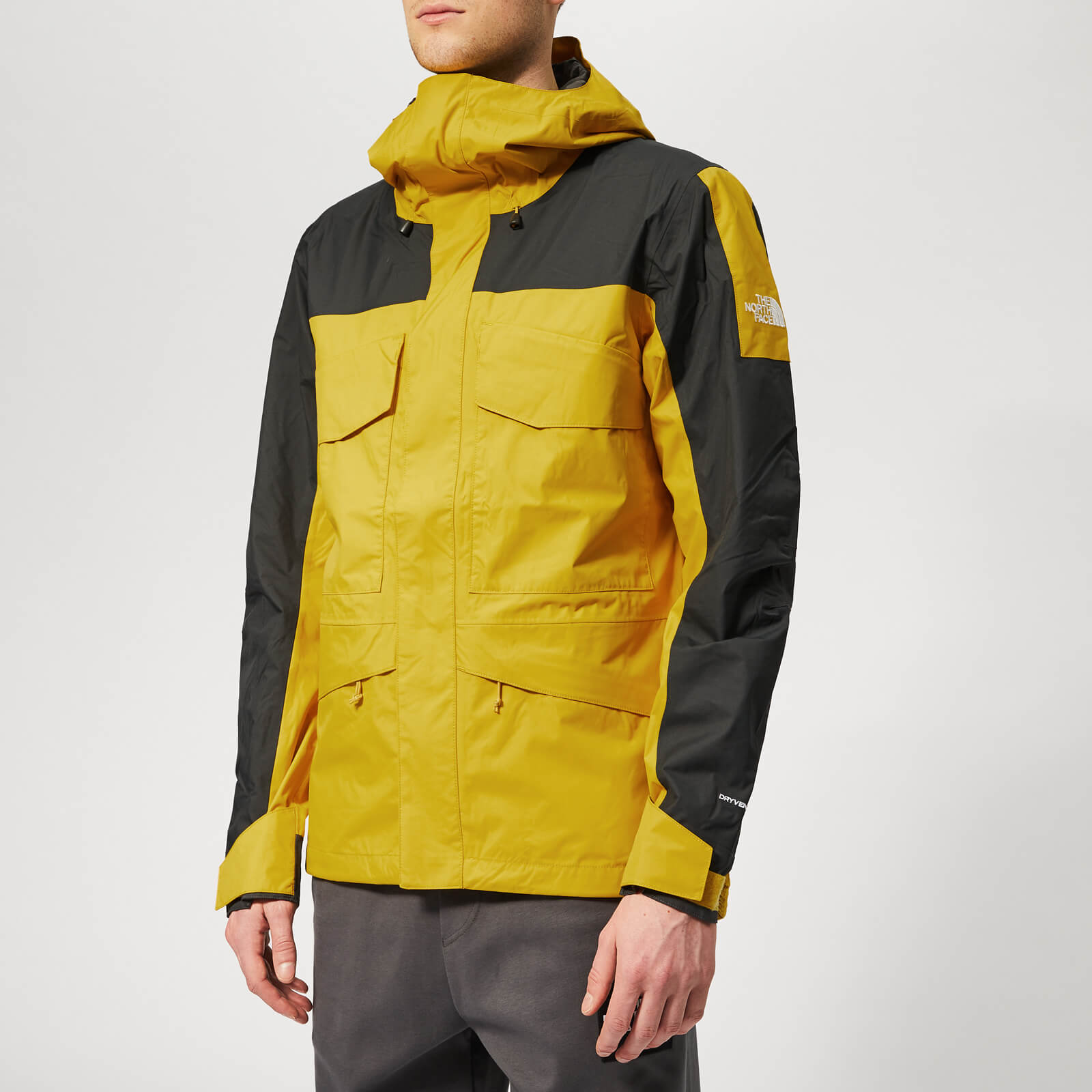 The North Face Men s Fantasy Ridge Jacket Leopard Yellow Asphalt Grey S Coggles