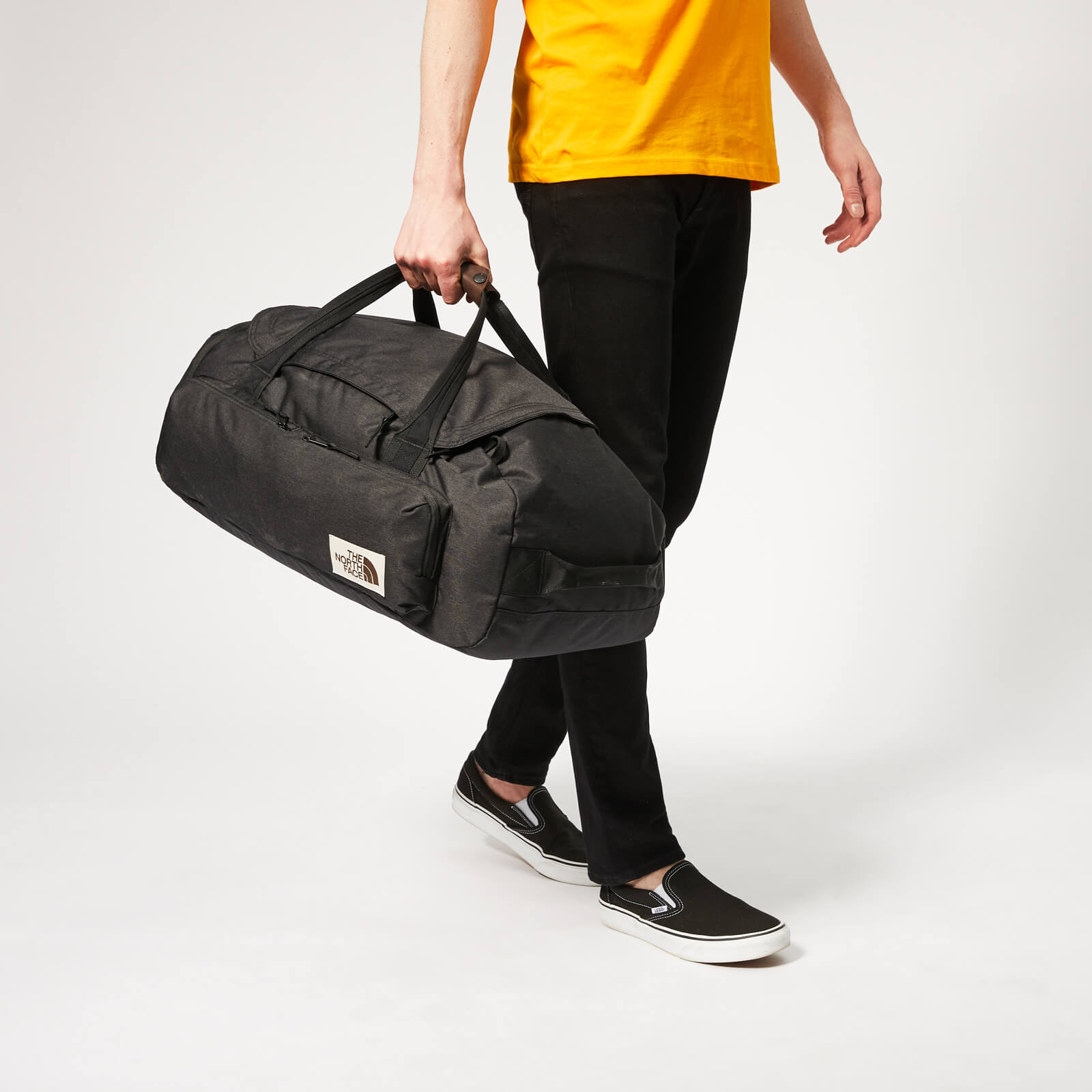 The North Face Berkeley Medium Duffel Bag TNF Black Heather Coggles