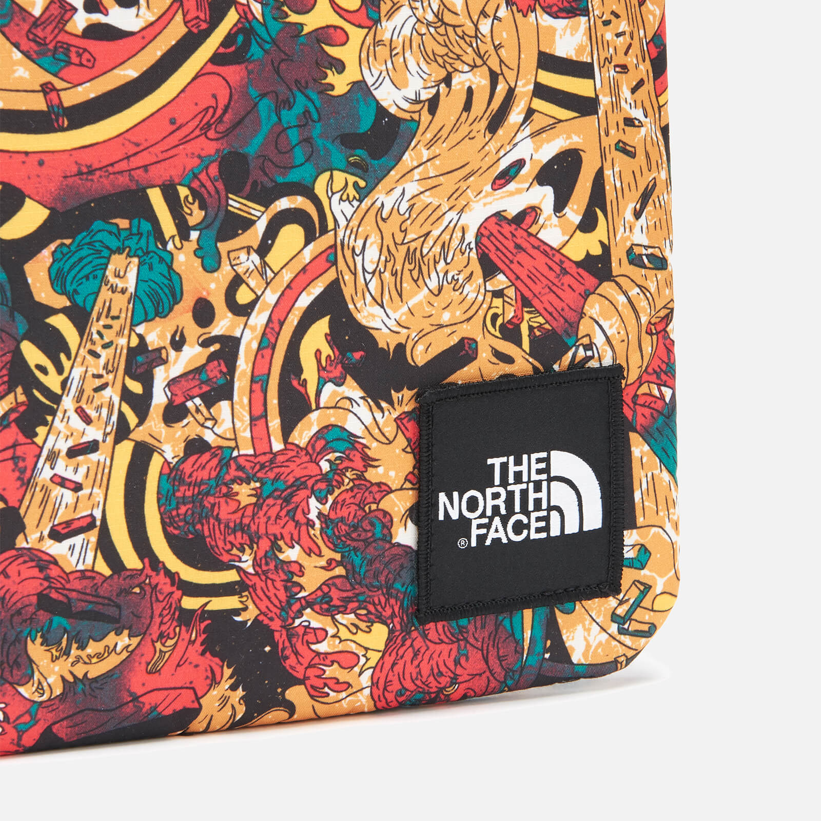 The North Face s Flyweight 13 Inch Laptop Sleeve Leopard Yellow Genesis Print Coggles