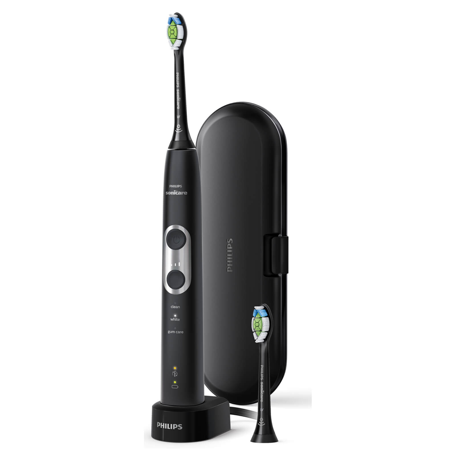 Philips Sonicare ProtectiveClean 6100 Electric Toothbrush with Travel Case - Black