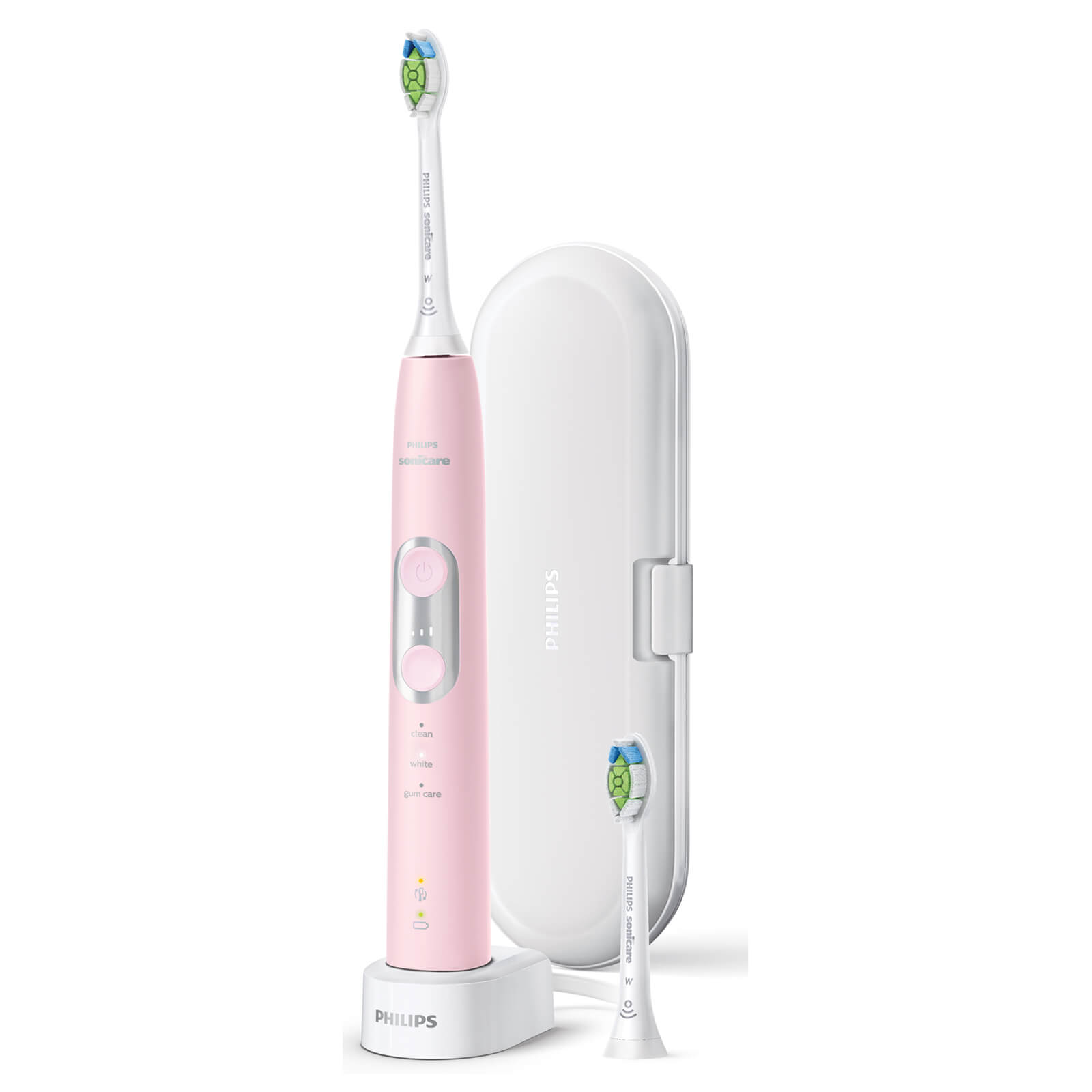 Philips Sonicare ProtectiveClean 6100 Electric Toothbrush with Travel Case - Pink