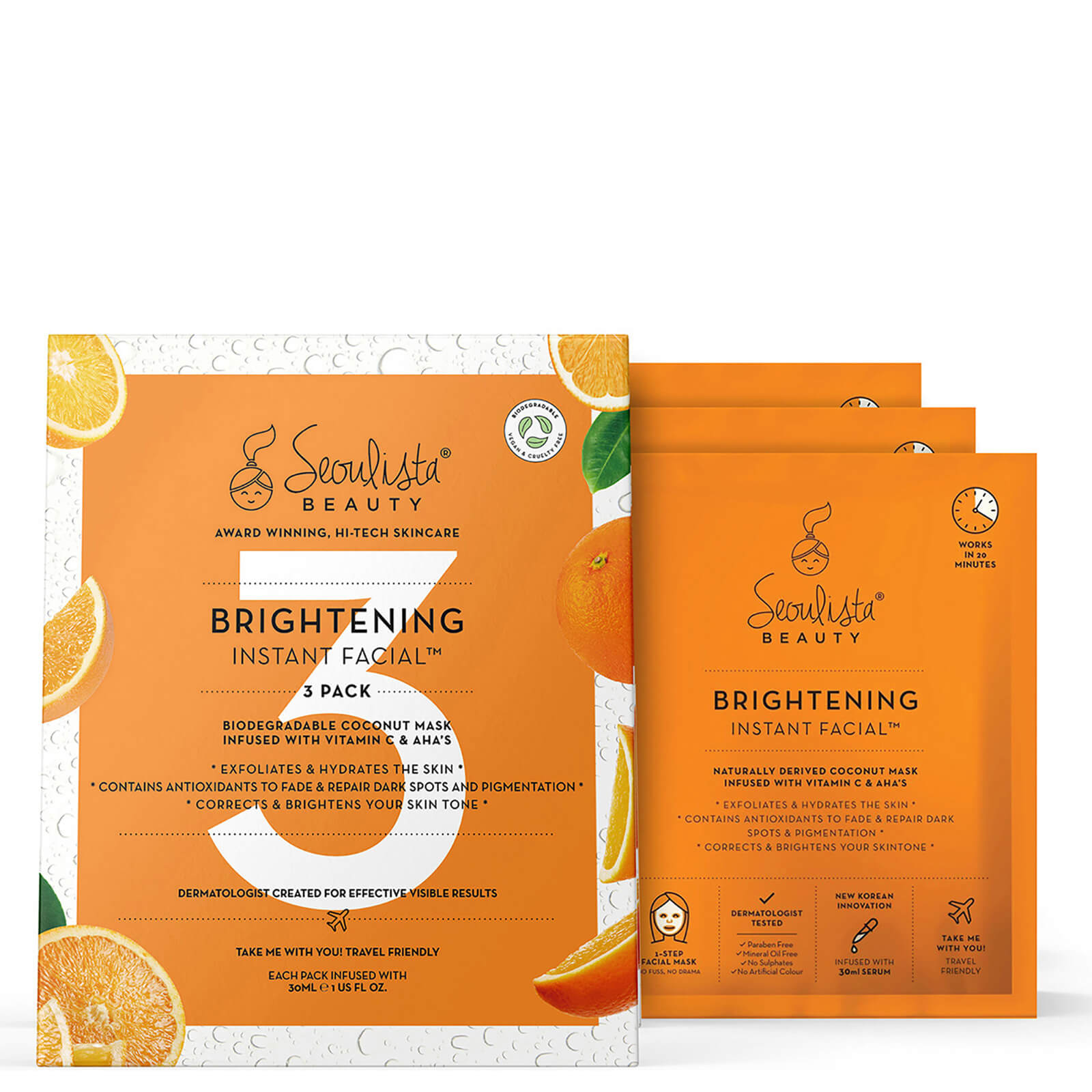 Seoulista Beauty Brightening Multi Pack 3's