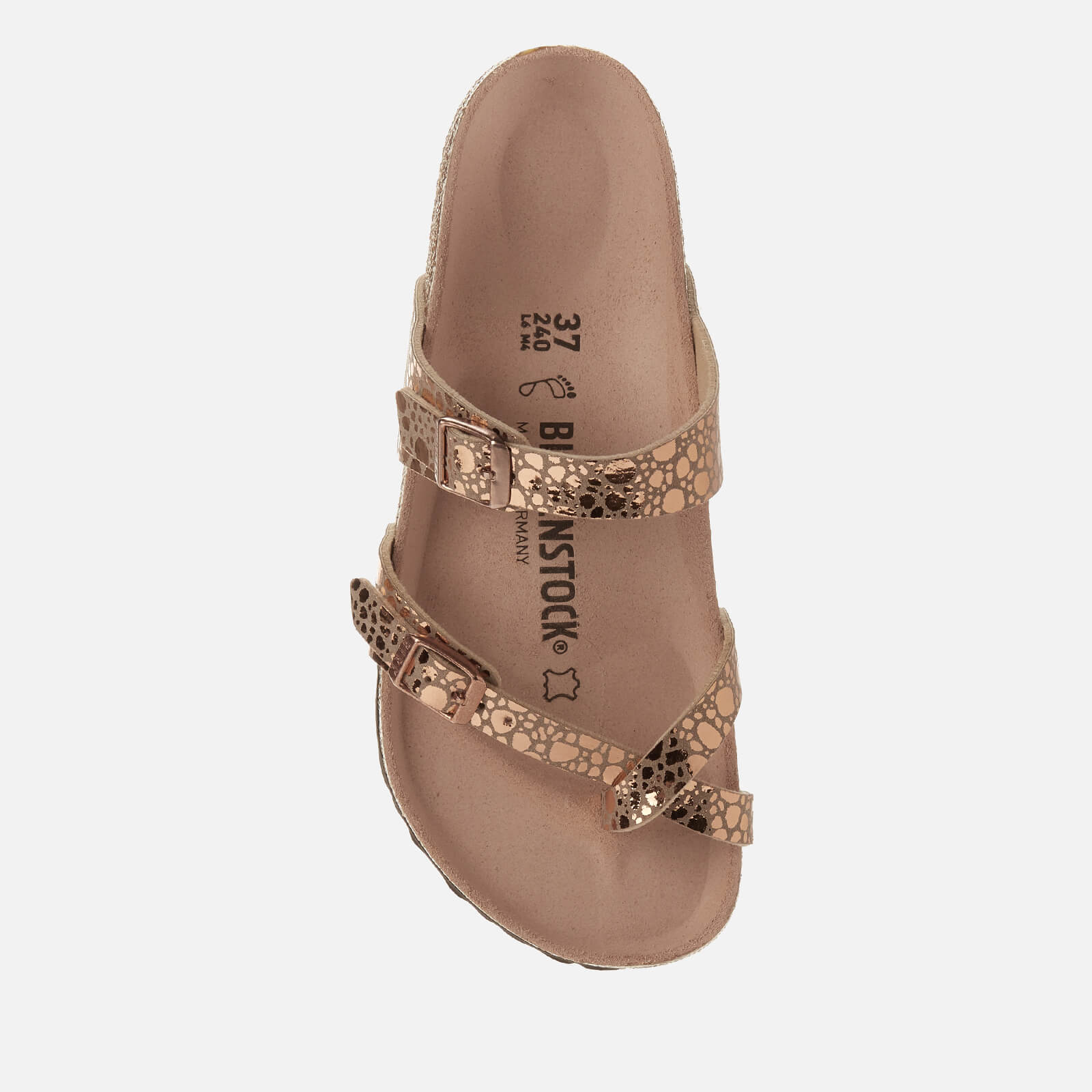 Birkenstock mayari metallic copper store