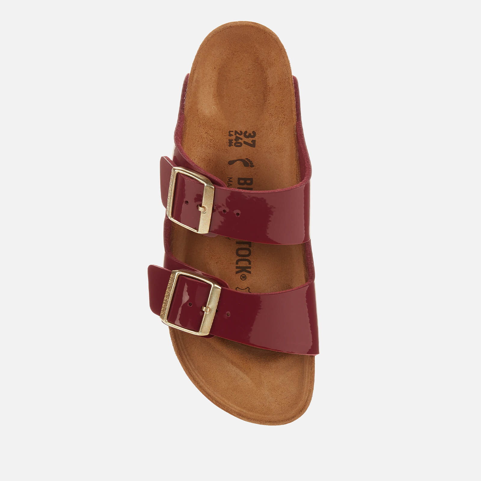 Birkenstock patent bordeaux clearance