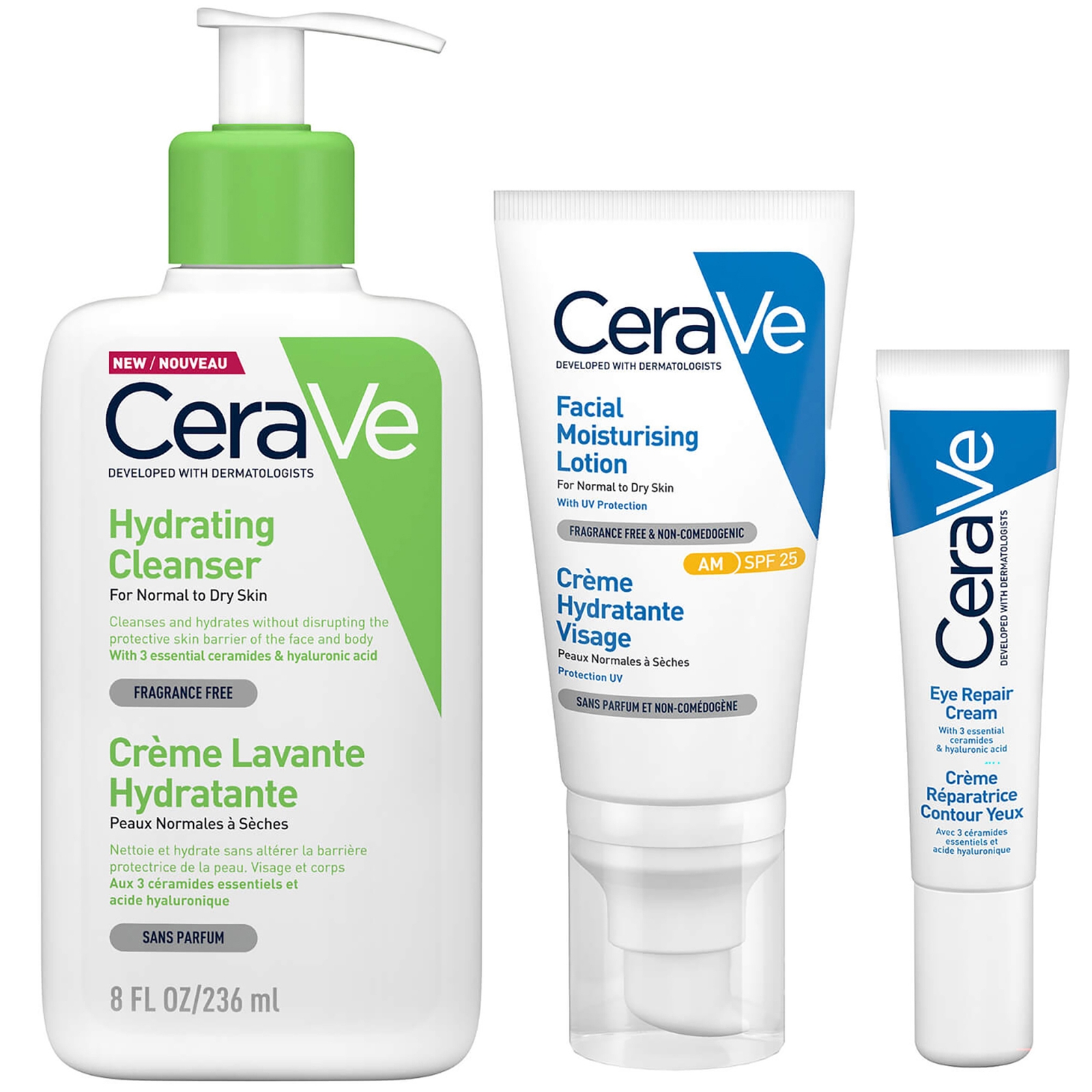 Lote hidratación facial 24 h de CeraVe