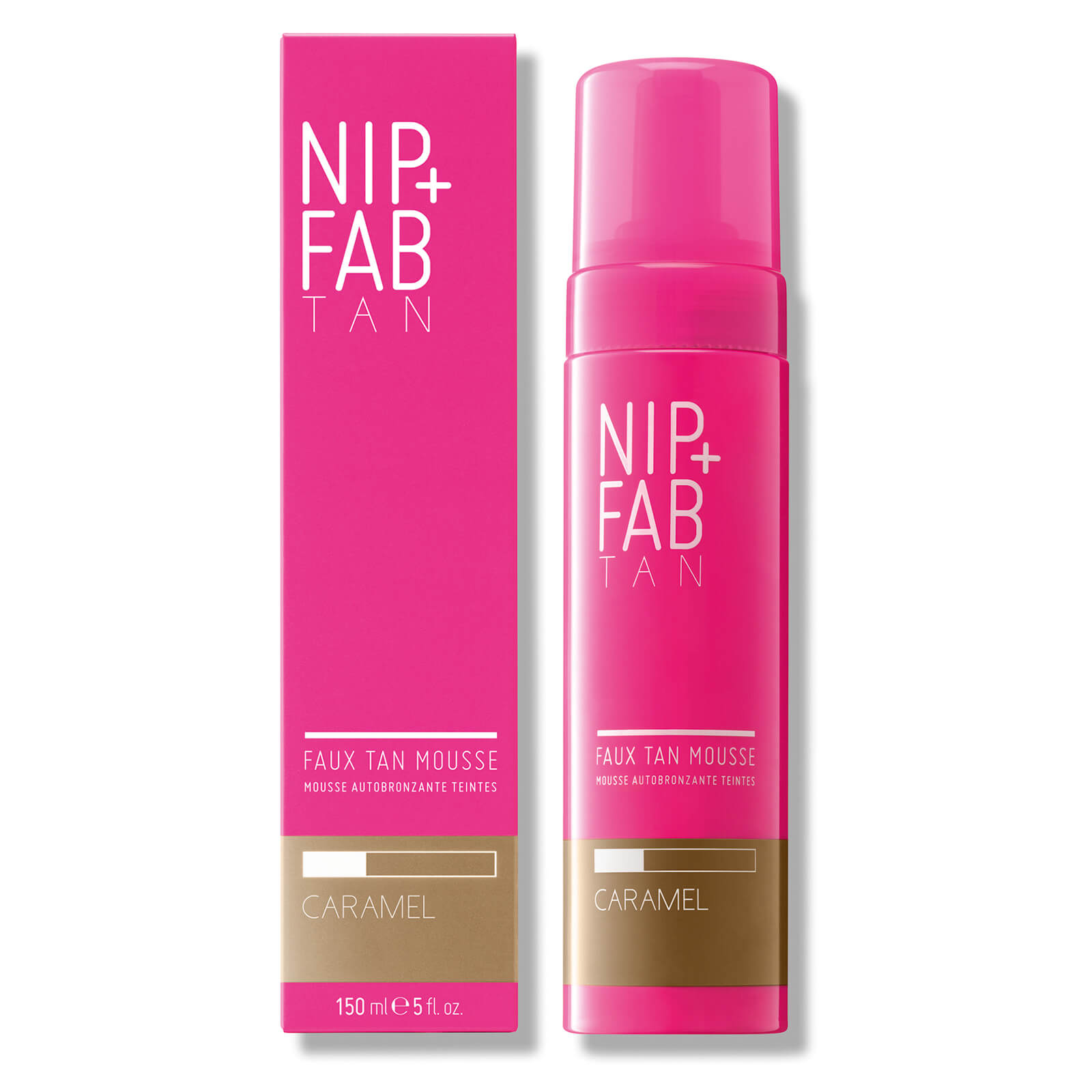 NIP+FAB Faux Tan Mousse 150ml - Caramel