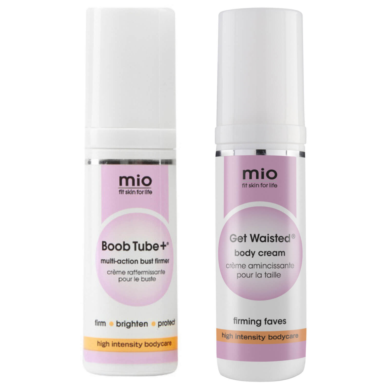 Mio Skincare Get Waisted and Boob Tube+ Travel Size Duo