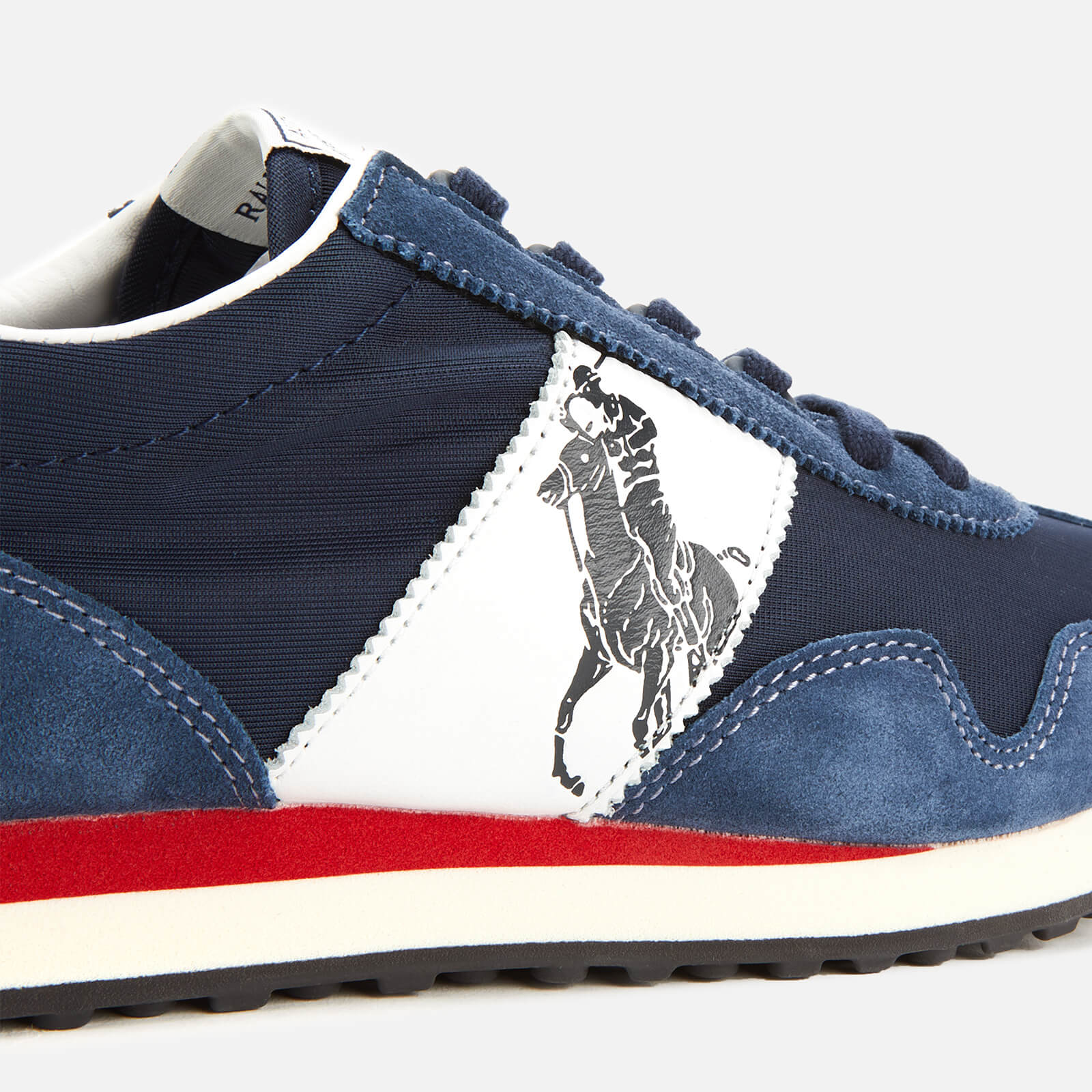 Polo Ralph Lauren Men s Train 90 PP Runner Style Trainers Newport Navy White Allsole