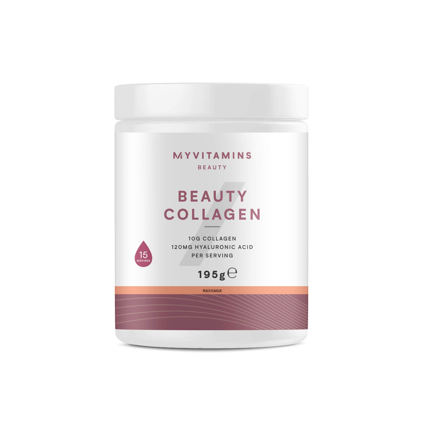 Collagen Beauty на прах - 195g - Peach