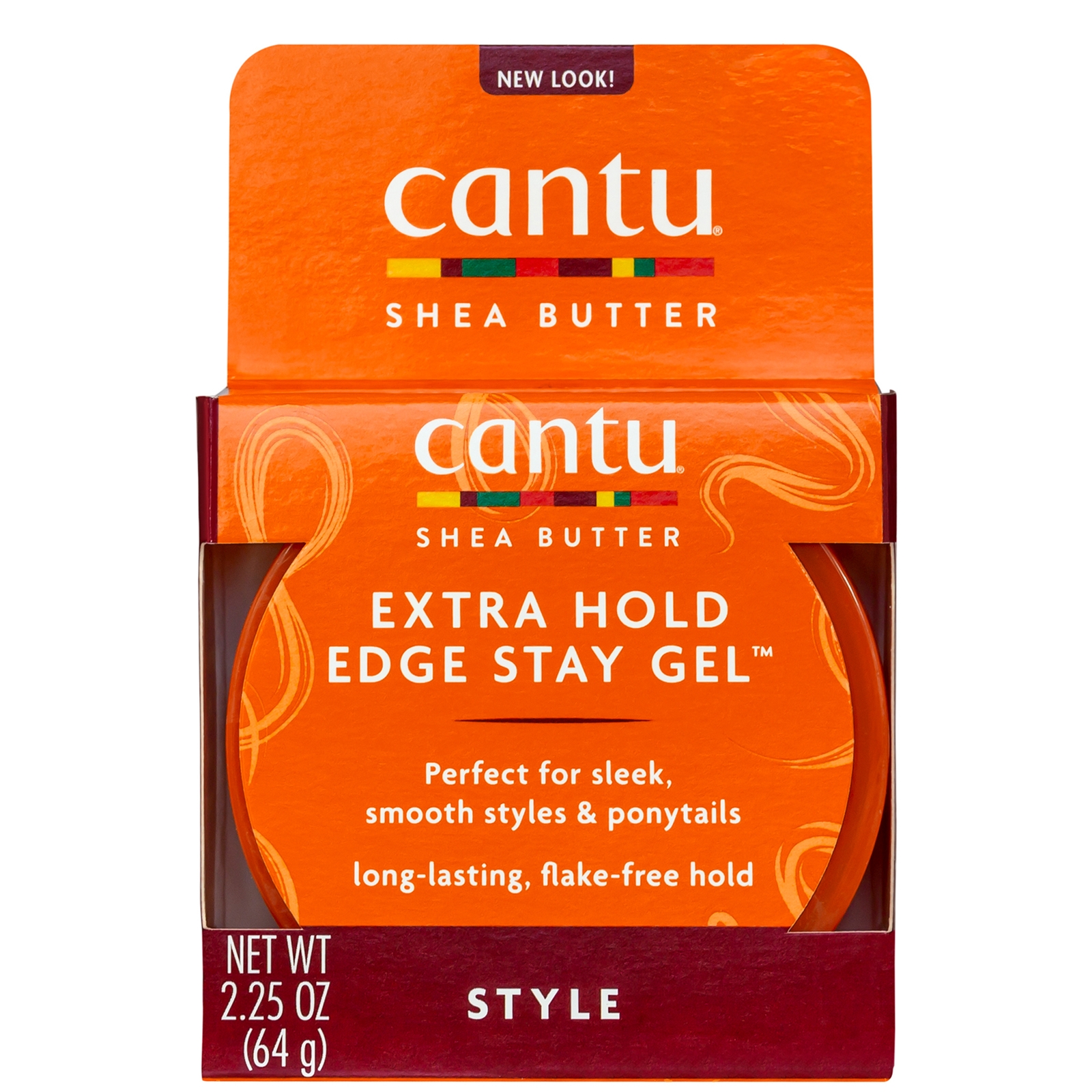 Cantu Shea Butter for Natural Hair Extra Hold Edge Stay Gel