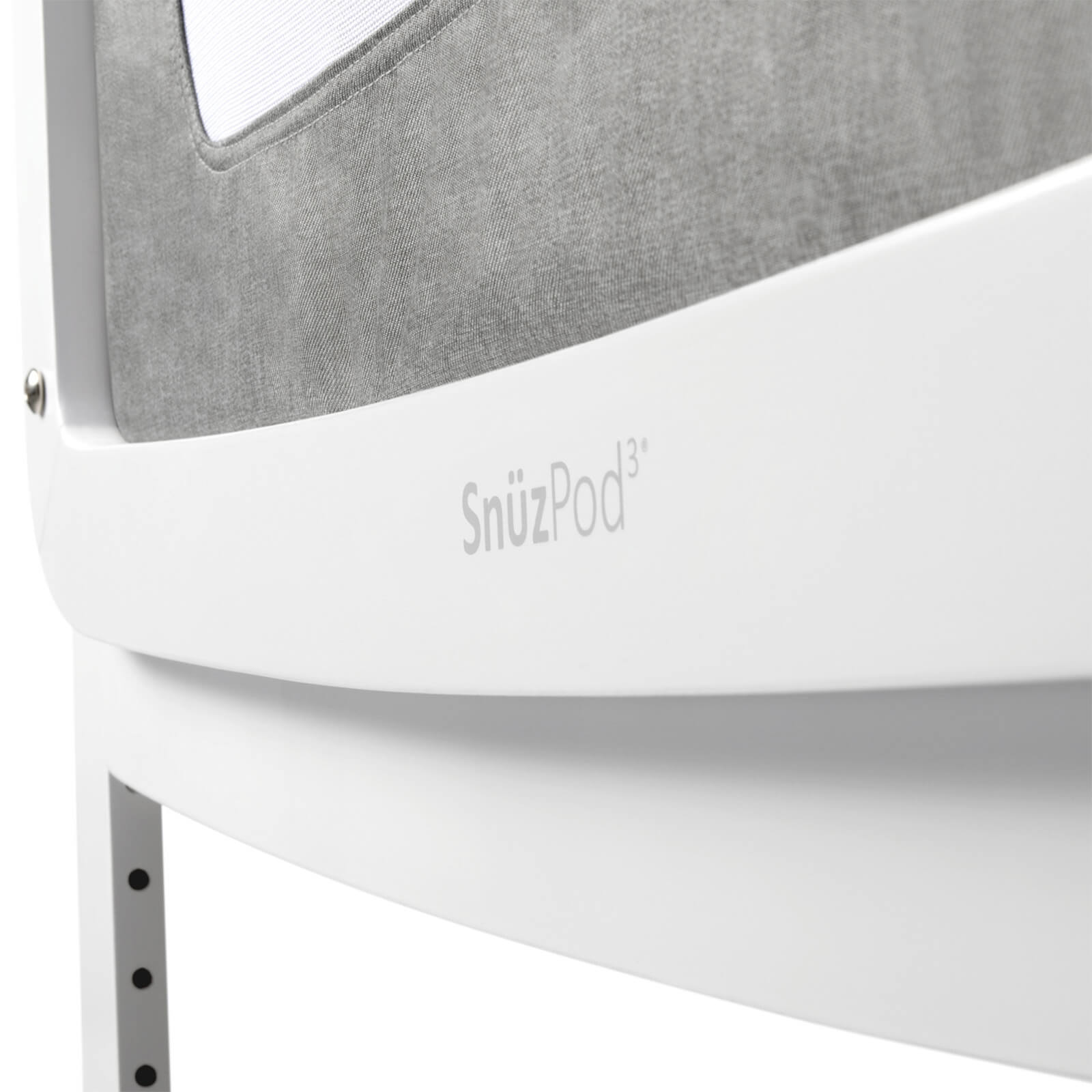 SnuzPod3 Bedside Crib Dusk Grey Coggles