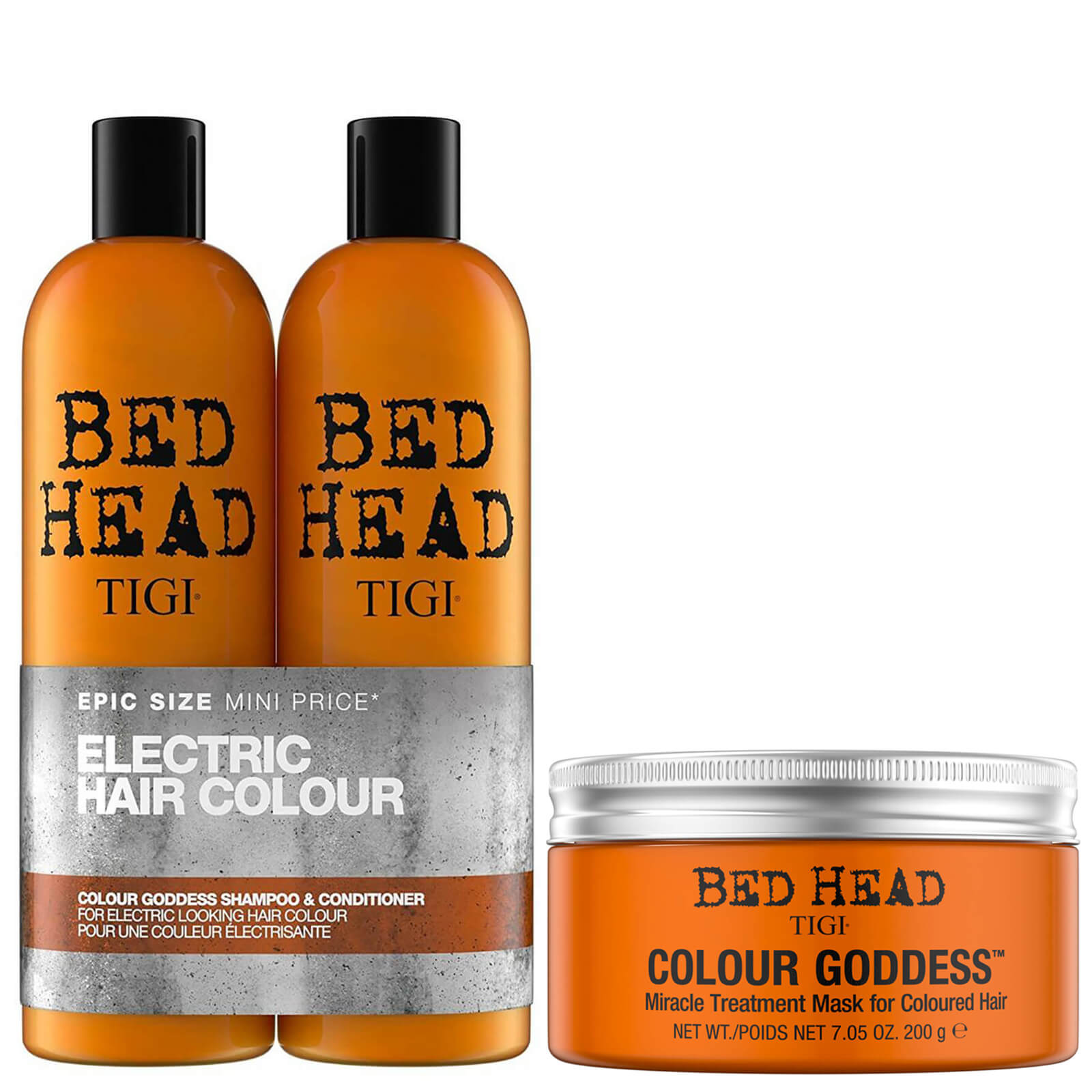 TIGI Bed Head Coloured Hair Shampoo, Conditioner and Hair Mask Set