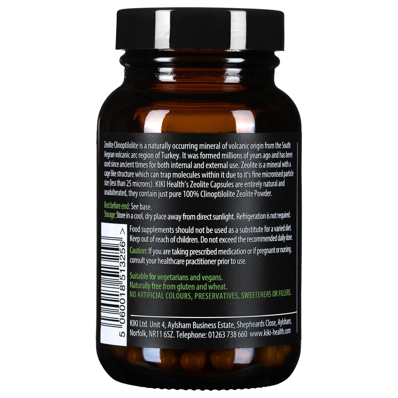 KIKI Health Zeolite Vegicaps (100 Vegicaps) | LOOKFANTASTIC