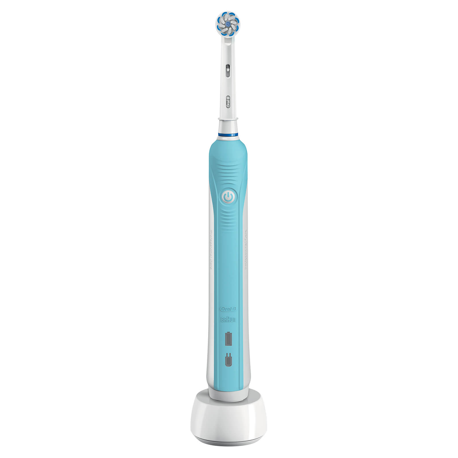 Oral B Pro 600 Sensi UltraThin Power Handle Electric Toothbrush - Blue