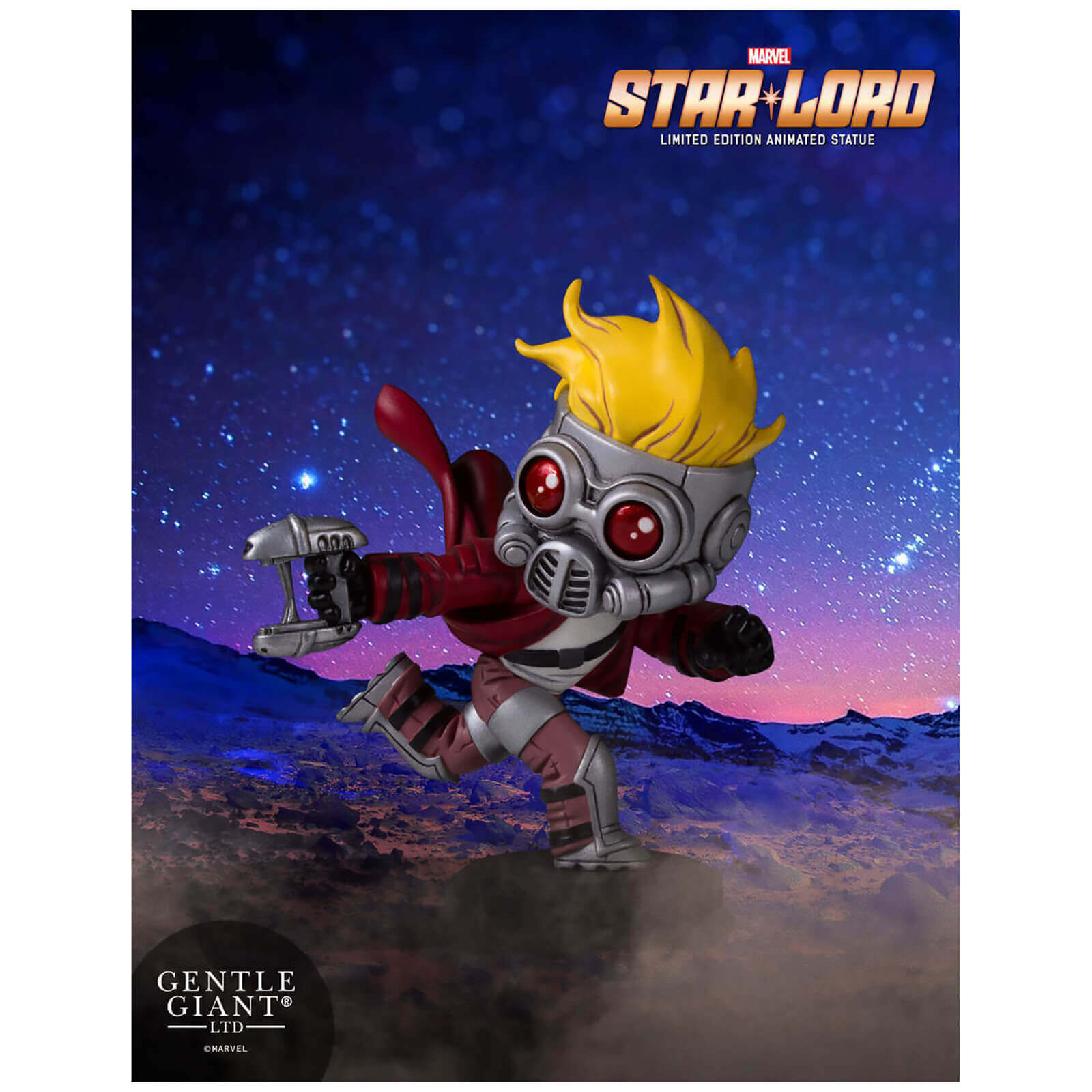 Figurine Gentle Giant Star-Lord – Les Gardiens De La Galaxie, PVC 2018, Collection Marvel
