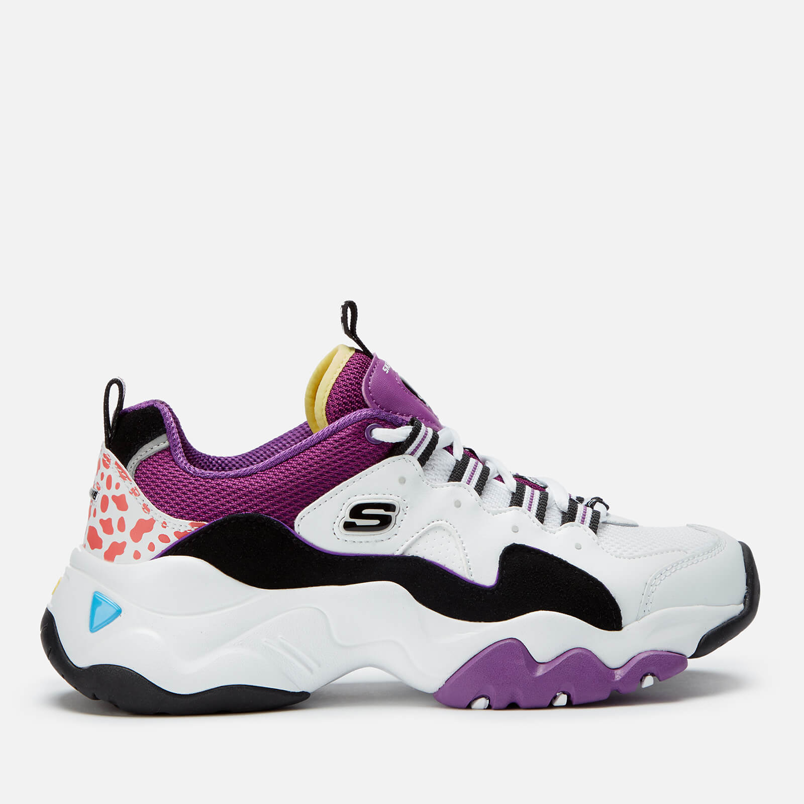 Skechers Women s D Lites 3.0 Sea and Islands Trainers White Purple EU 37 UK 4 Allsole