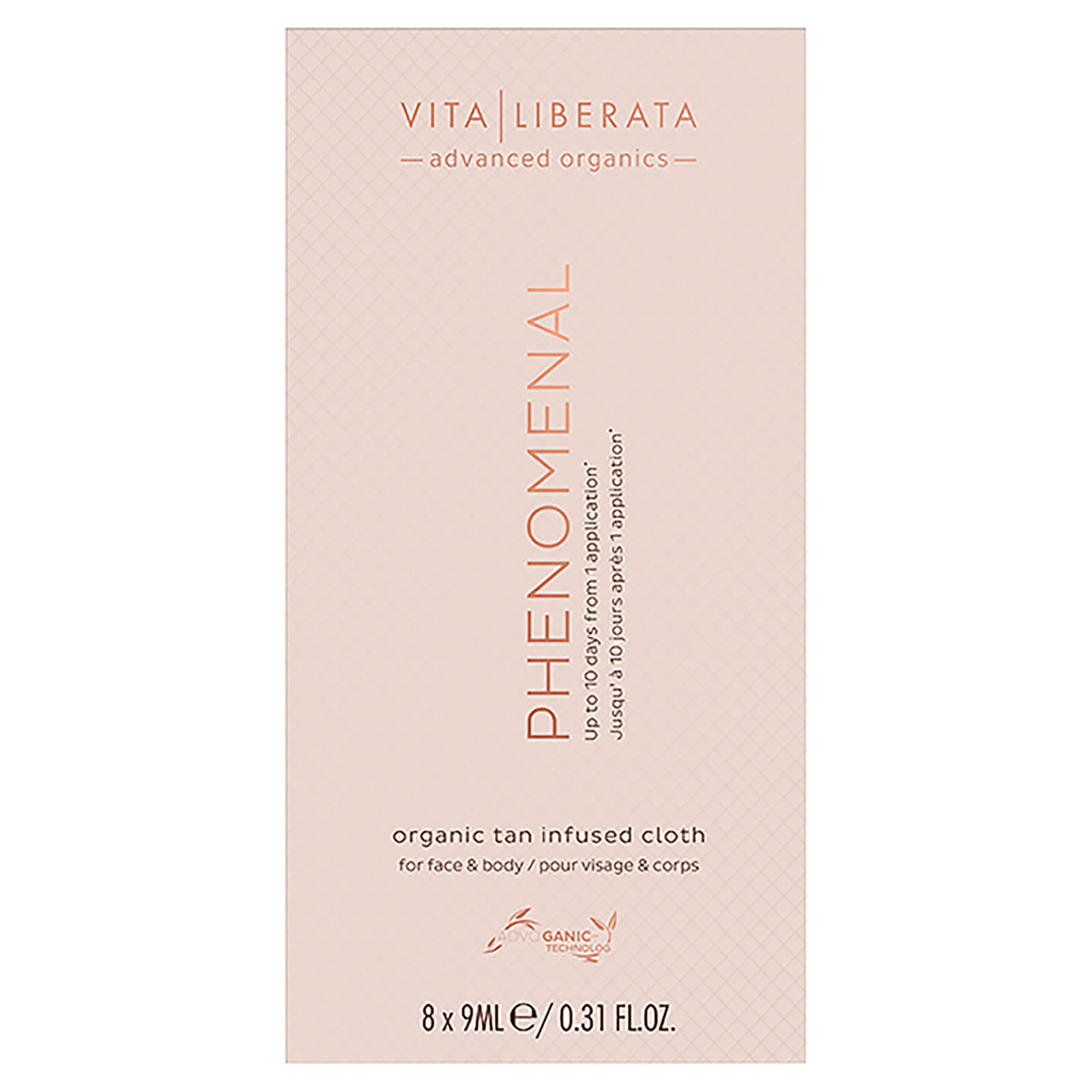 Vita Liberata Organic Botanical Tan Infused Cloths (Pack of 8)