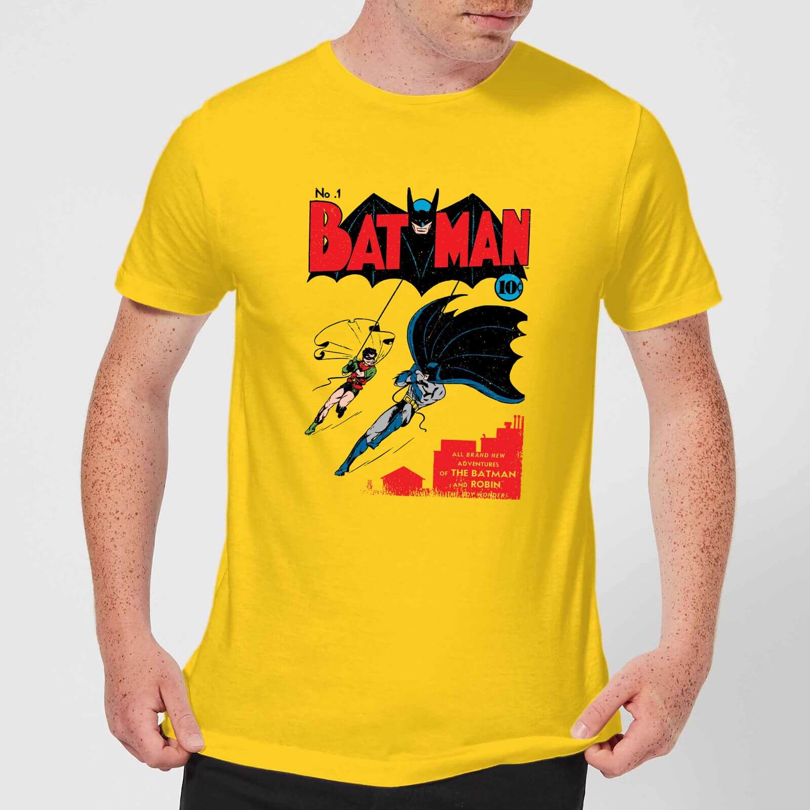 Batman Batman Issue Number One Men's T-Shirt - Yellow - S | Zavvi UK