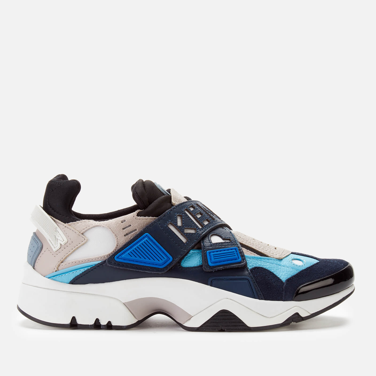 KENZO Men s Sonic Scratch Chunky Running Style Trainers Cobalt FR 40 UK 6.5 Allsole