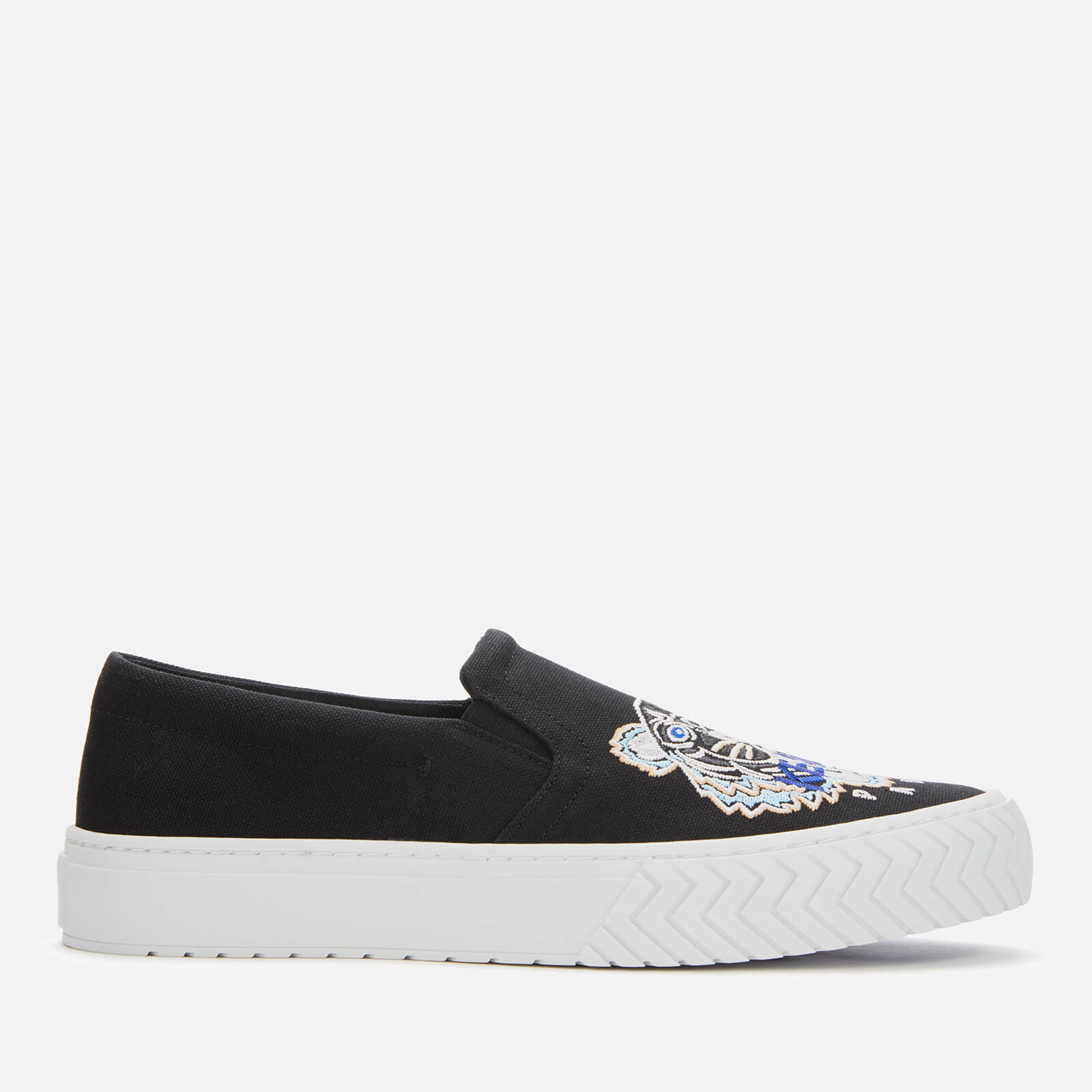 KENZO Men s K Skate Tiger Head Slip On Trainers Black Coggles