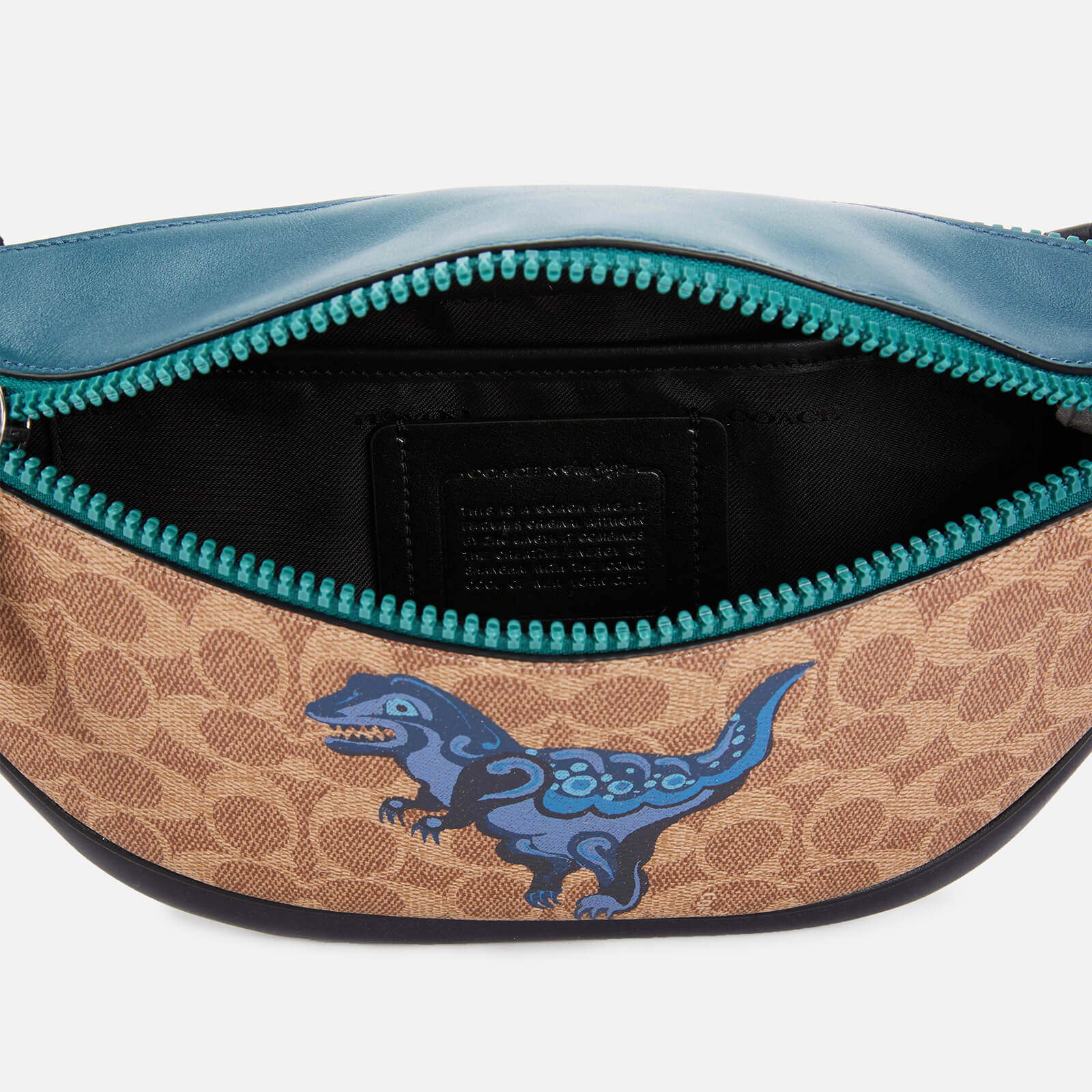 Coach Signature Rivington Belt Bag with Rexy by Zhu Jingyi - JI/Khaki |  Coggles