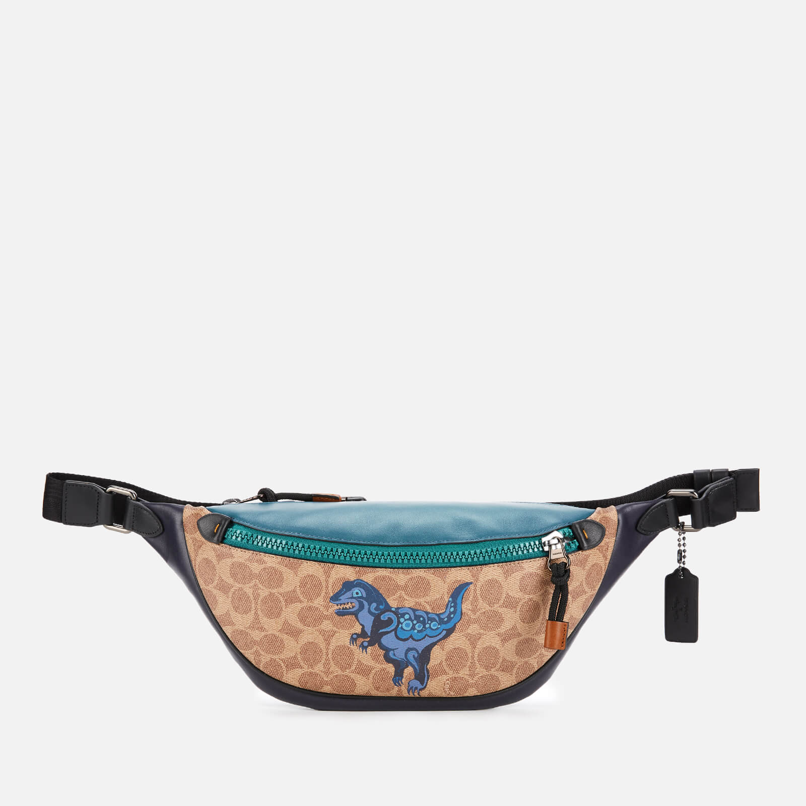 Coach Signature Rivington Belt Bag with Rexy by Zhu Jingyi - JI/Khaki |  Coggles