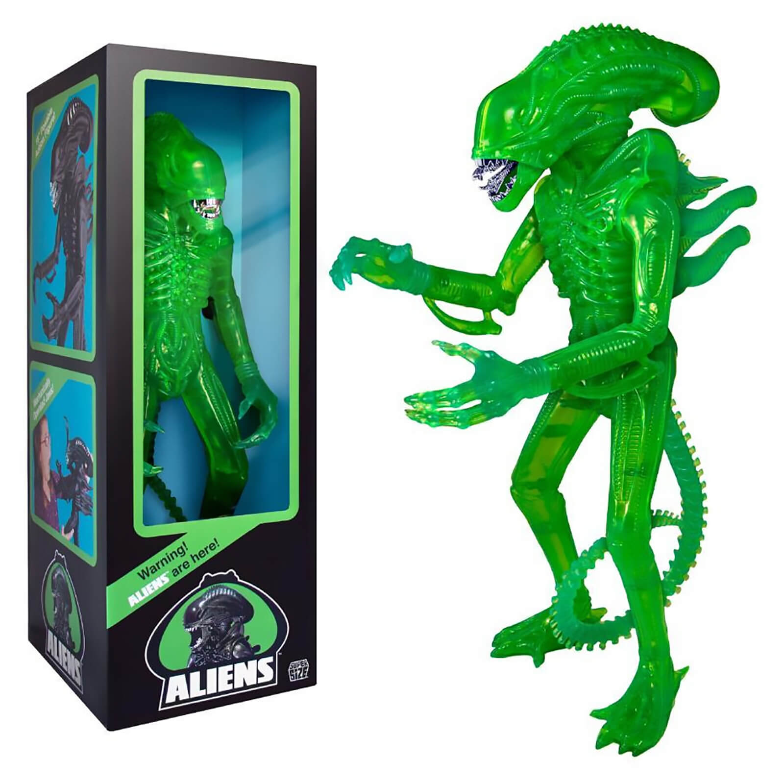 Super7 Alien 18 Inch Blood Acid Green Xenomorph Figure | Zavvi UK