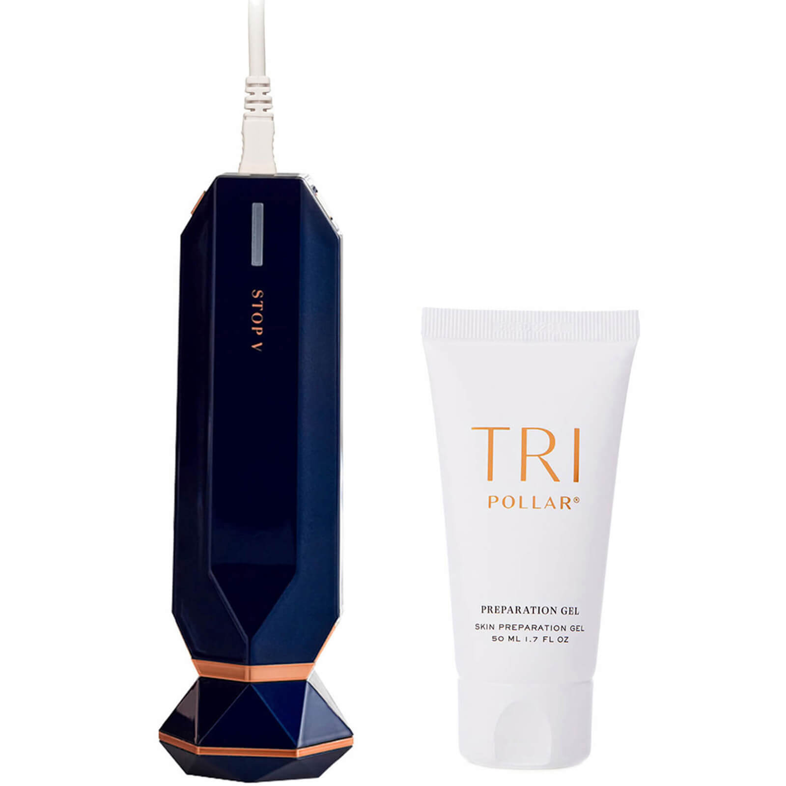 TriPollar STOP V Facial Skin Renewal Device - Navy - enchufe Reino Unido