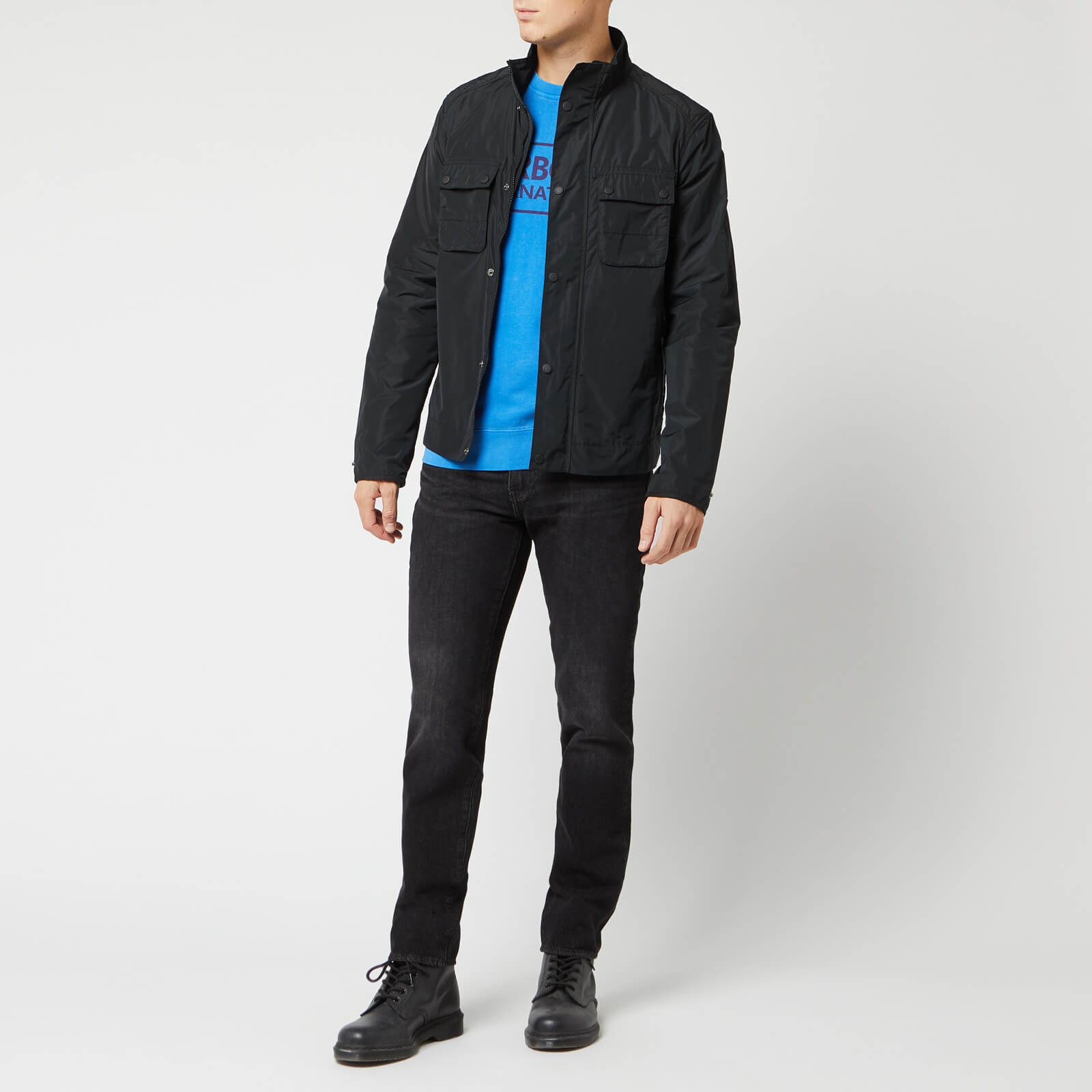 Barbour International Men s Stannington Casual Jacket Black Coggles