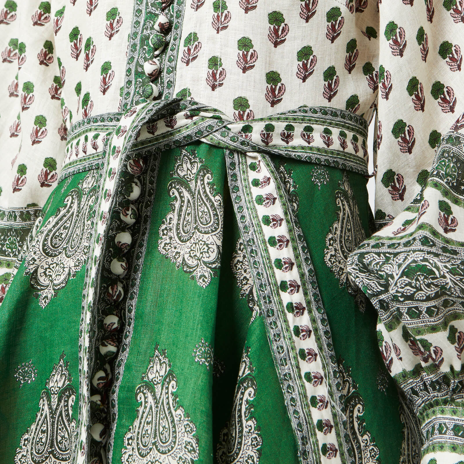 Zimmermann amari emerald dress cheap