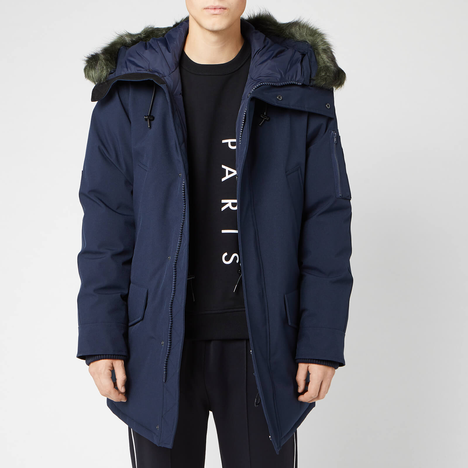 Kenzo fur hooded winter parka outlet