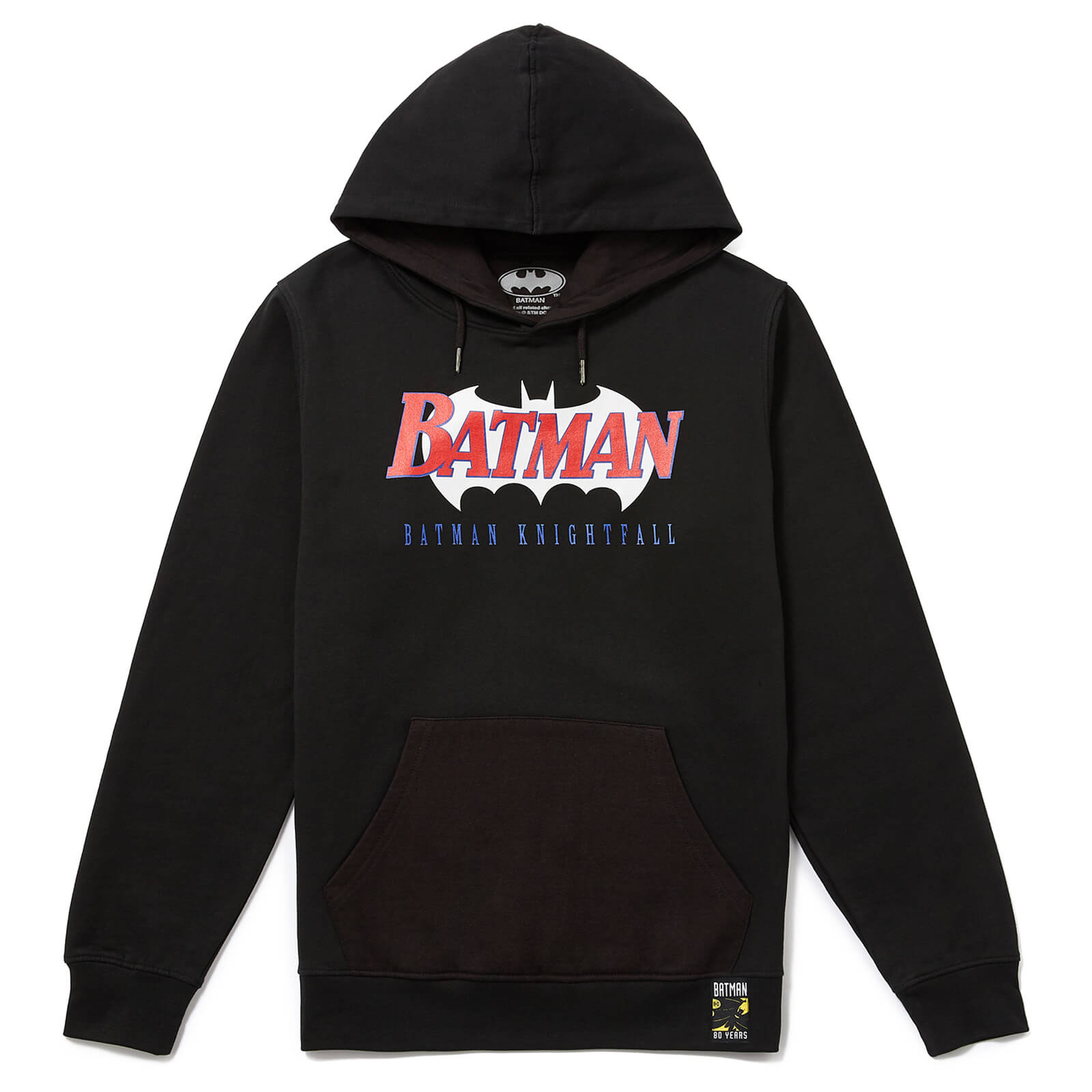 Batman 80th Anniversary 90s Knightfall Hoodie - Black - S