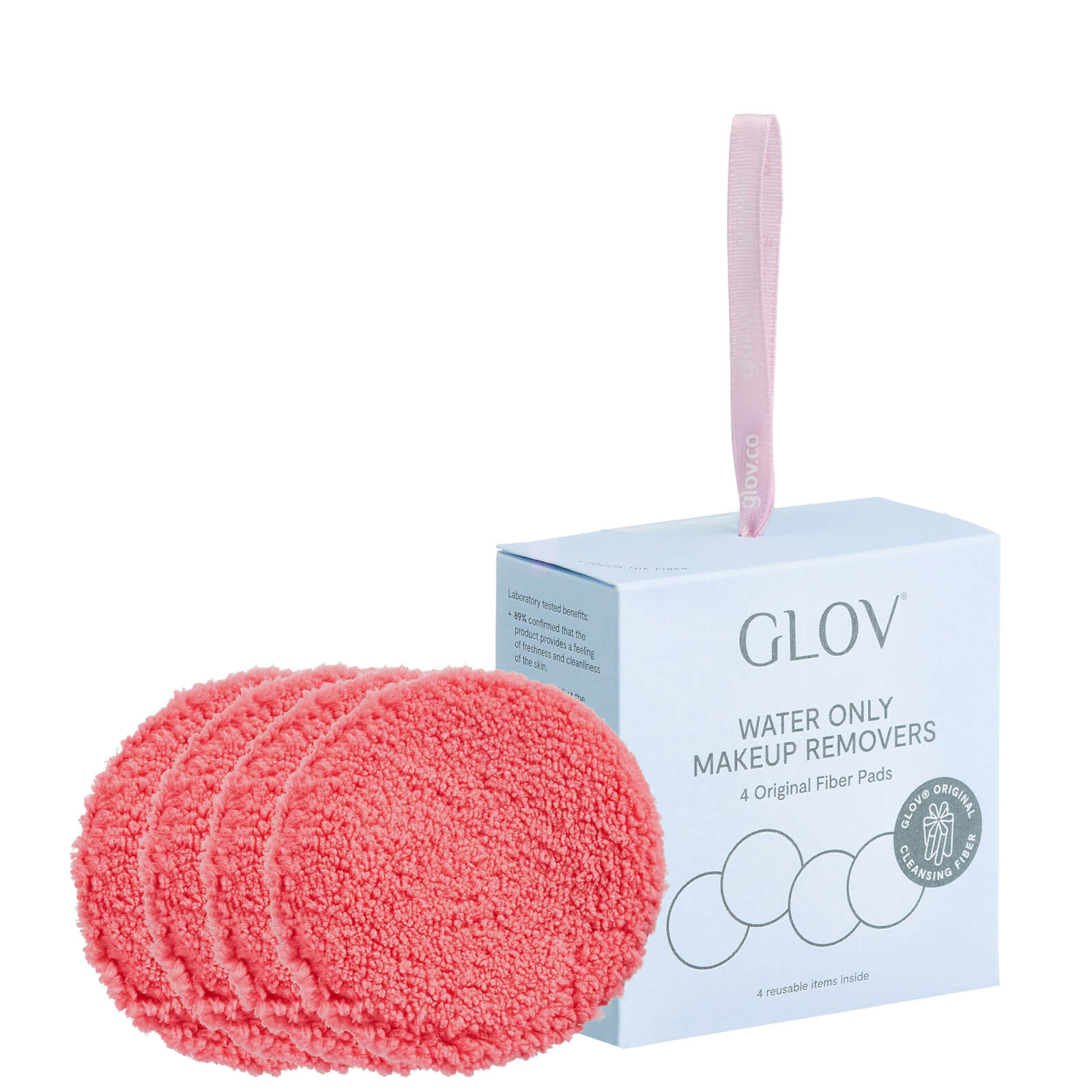 GLOV® Moon Pads Reusable Cosmetic Pads - Pink (Pack of 5)