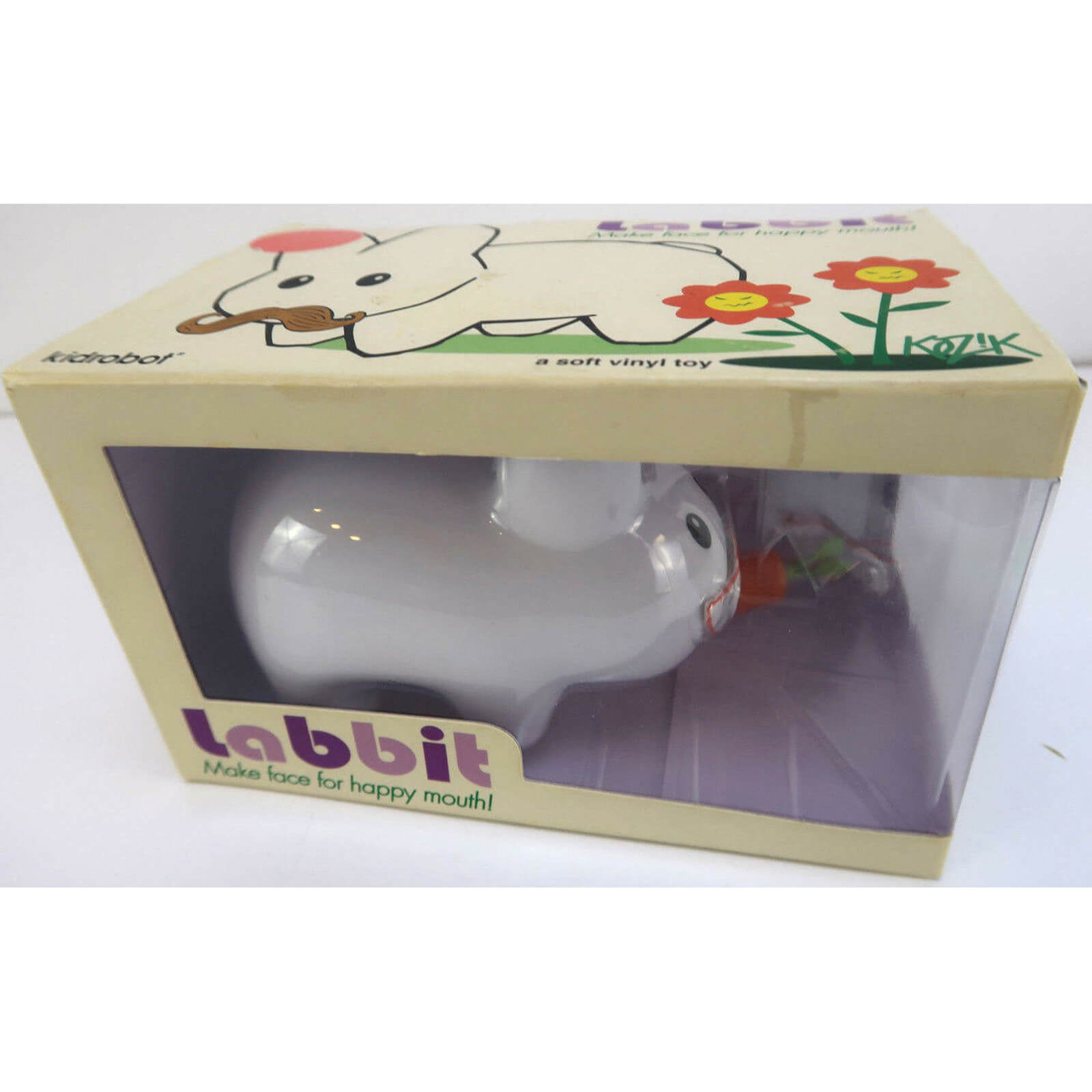 Kidrobot Kozik Labbit Make Face For Happy Mouth 5 Inch Figure Kidrobot Kozik Labbit Make Face For Happy Mouth 5 Inch Figure