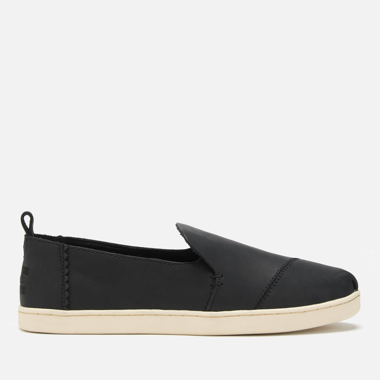 Toms deconstructed shop alpargata black leather