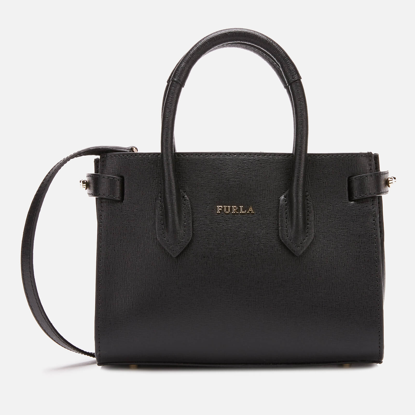 Furla Women s Pin Mini Tote Bag Onyx Coggles