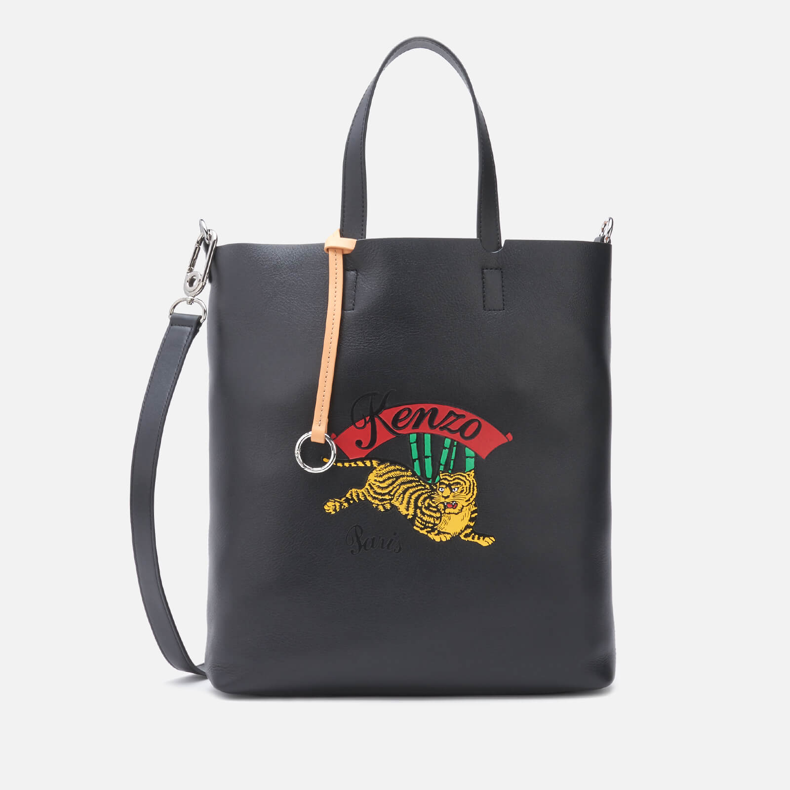 RU-5215　KENZO ボストンバッグ　未使用品 KENZO ケンゾー ボストンバッグ ブラック レザー シャドウ