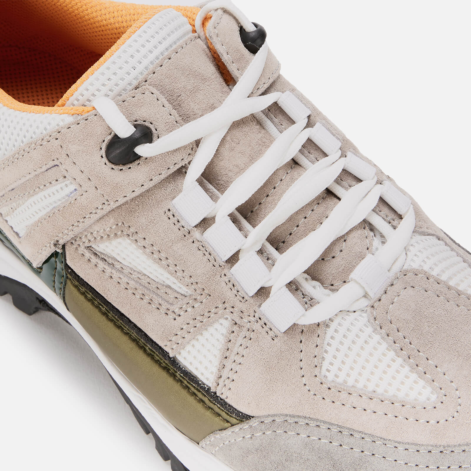 Maison Margiela Men s Security Trainers Pearl Olive Coggles