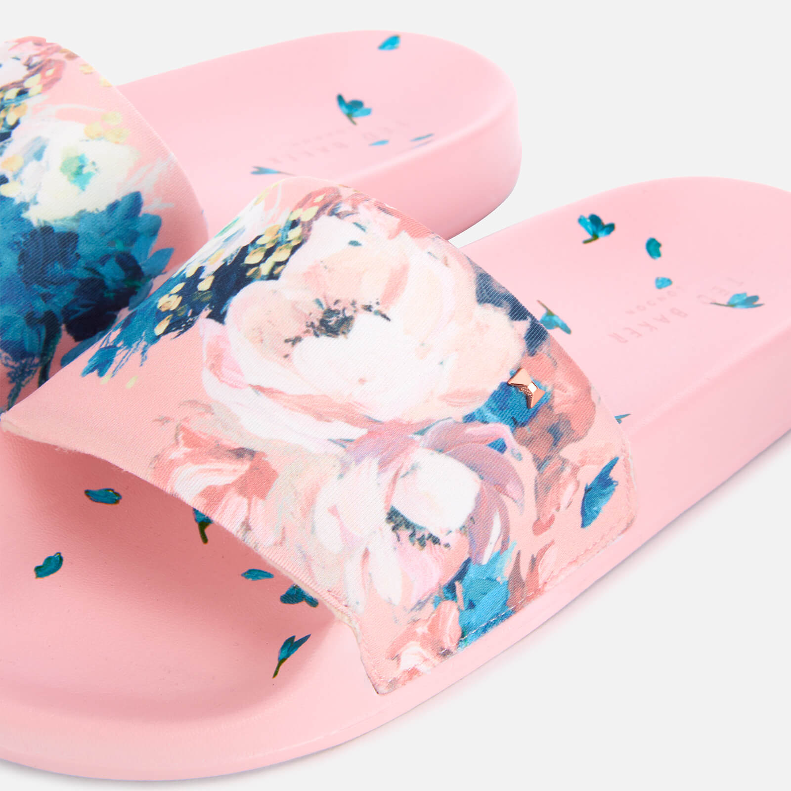 Ted Baker Women s Avelini Floral Slide Sandals Light Pink Allsole