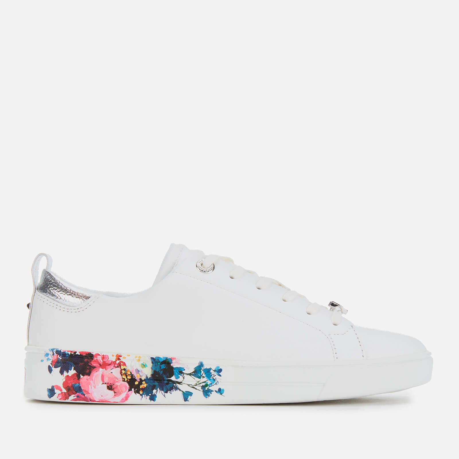 Ted Baker Women s Roully Leather Low Top Trainers White UK 3 Allsole