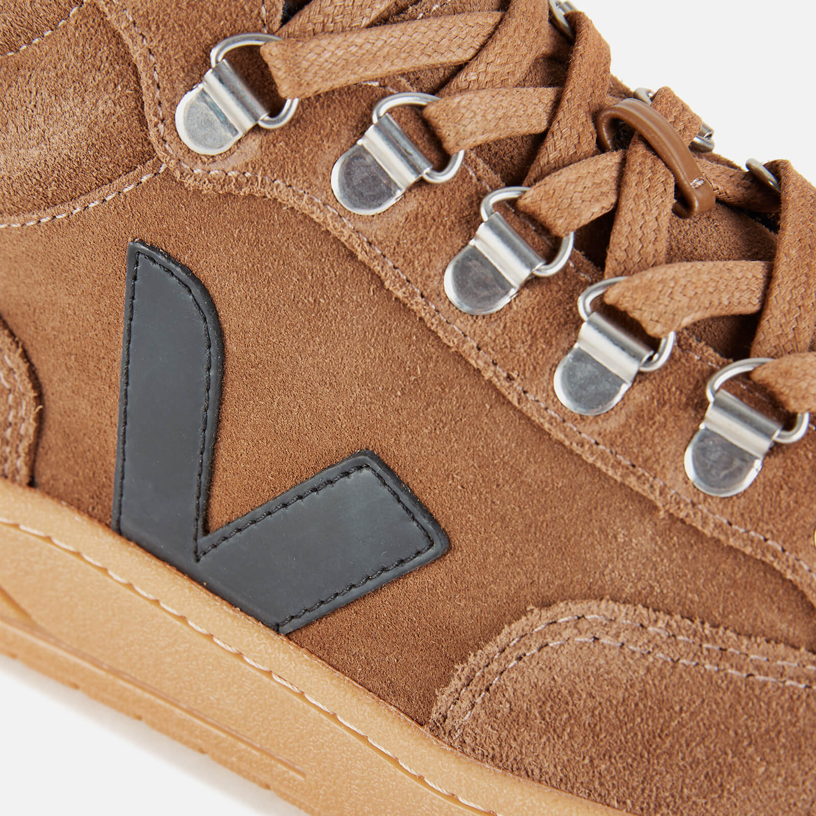 Veja Women s Roraima Suede Hiking Style Boots Brown Black Natural UK 3 EU 36 Allsole