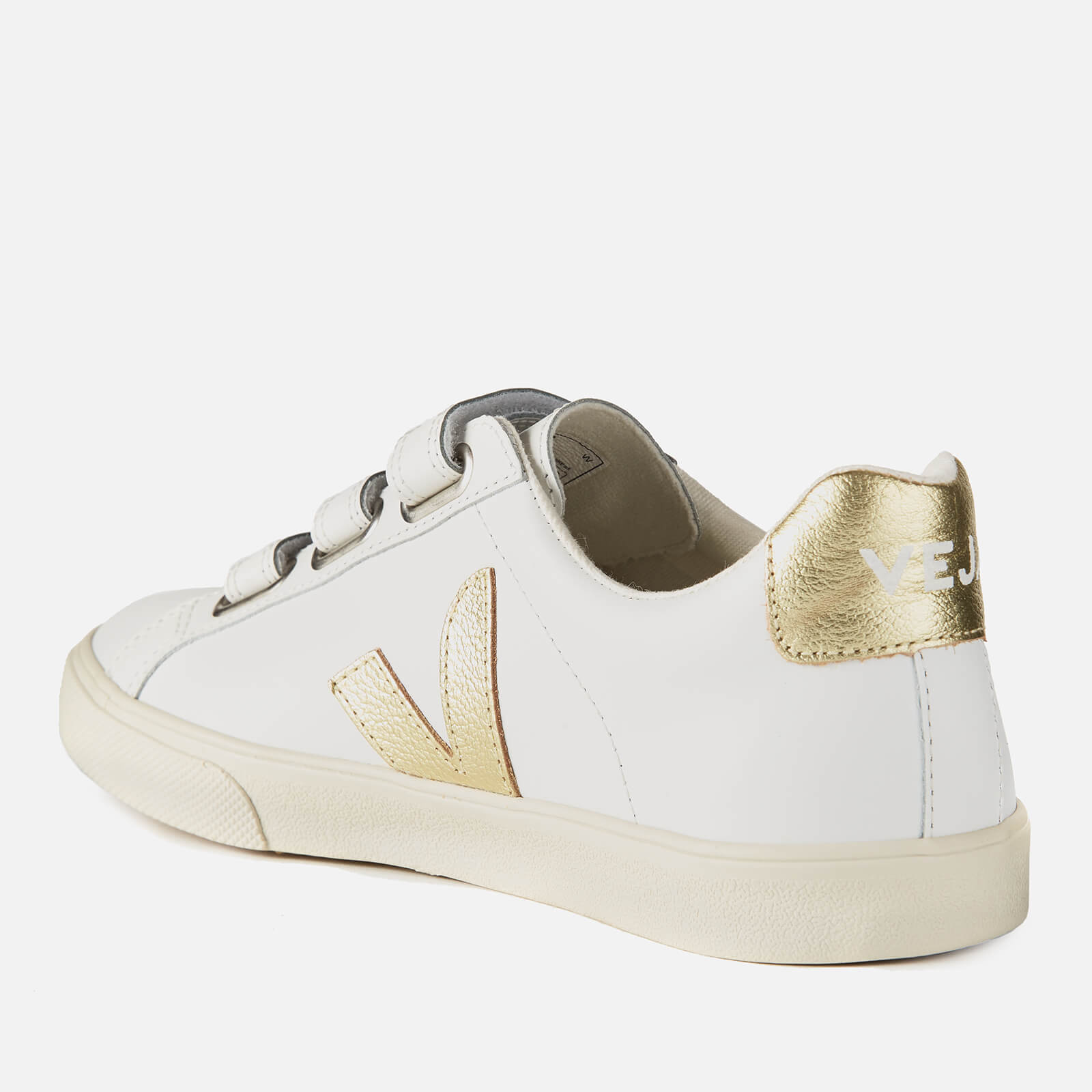 Veja 3 lock white gold top