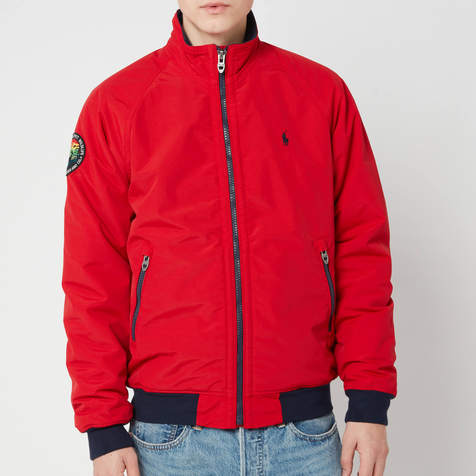 Ralph lauren red jacket mens top