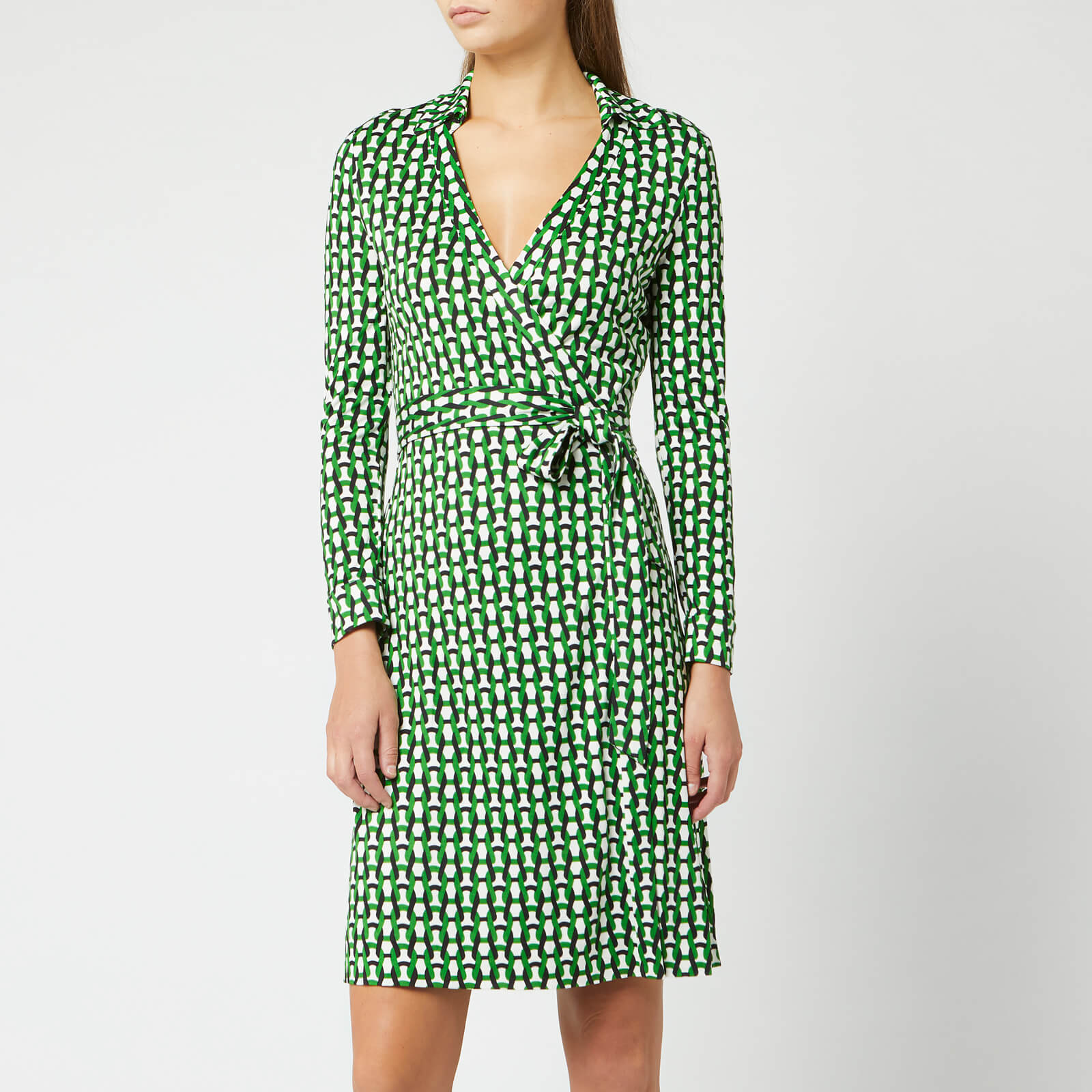 Diane von furstenberg jeanne wrap dress clearance