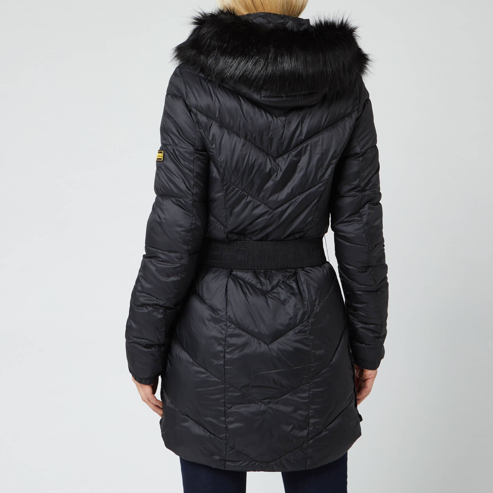 Barbour International Women s Highpoint Quilt Coat Black Coggles