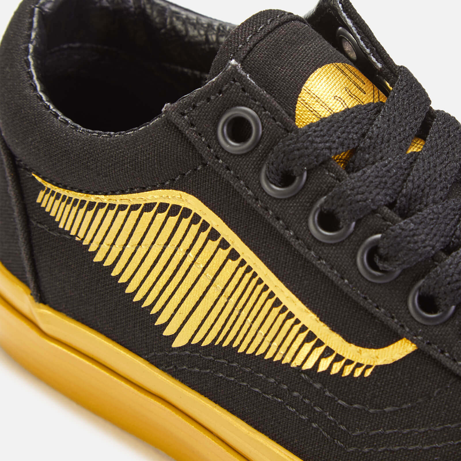 Vans X Harry Potter Kid s Golden Snitch Old Skool Trainers Black Allsole