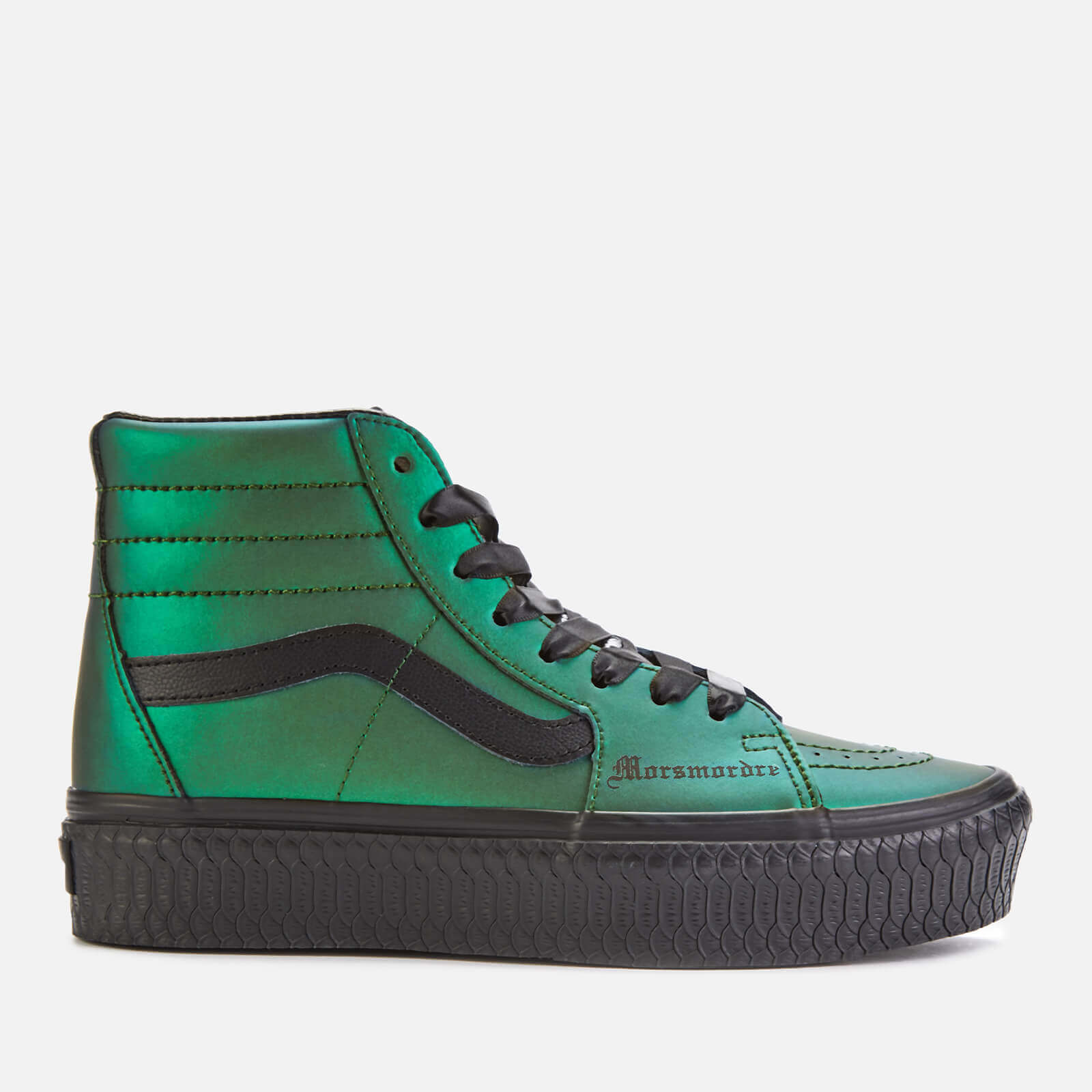 Vans X Harry Potter Women s Dark Arts Sk8 Hi Platform Trainers Green Allsole